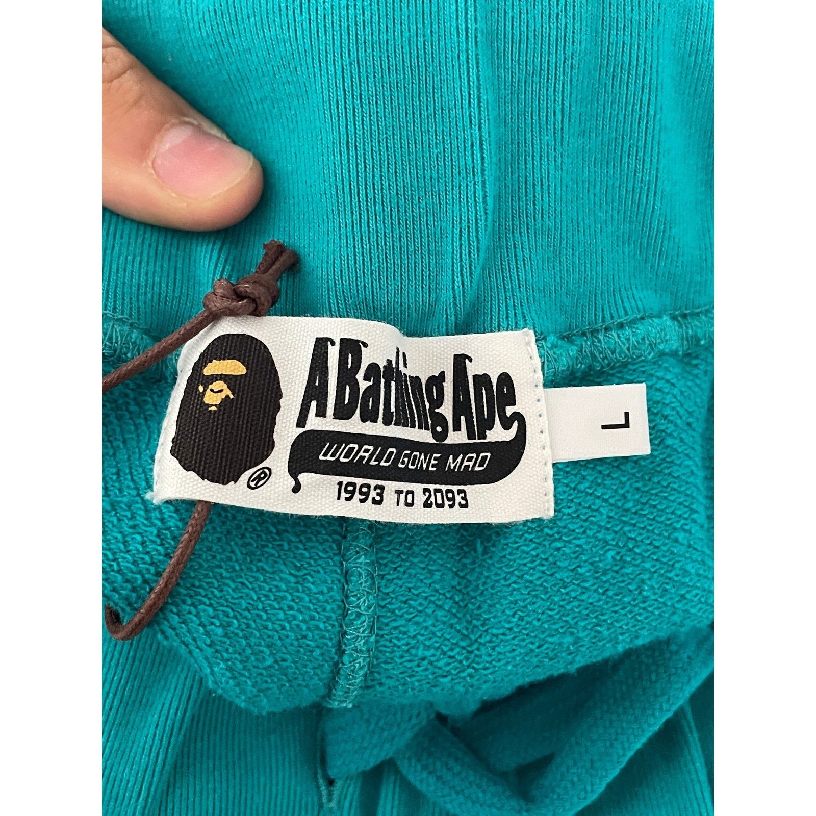 Bape BAPE SHARK TEAL SWEATSHORT SIZE LARGE NEW Size US 32 / EU 48 - 5 Thumbnail