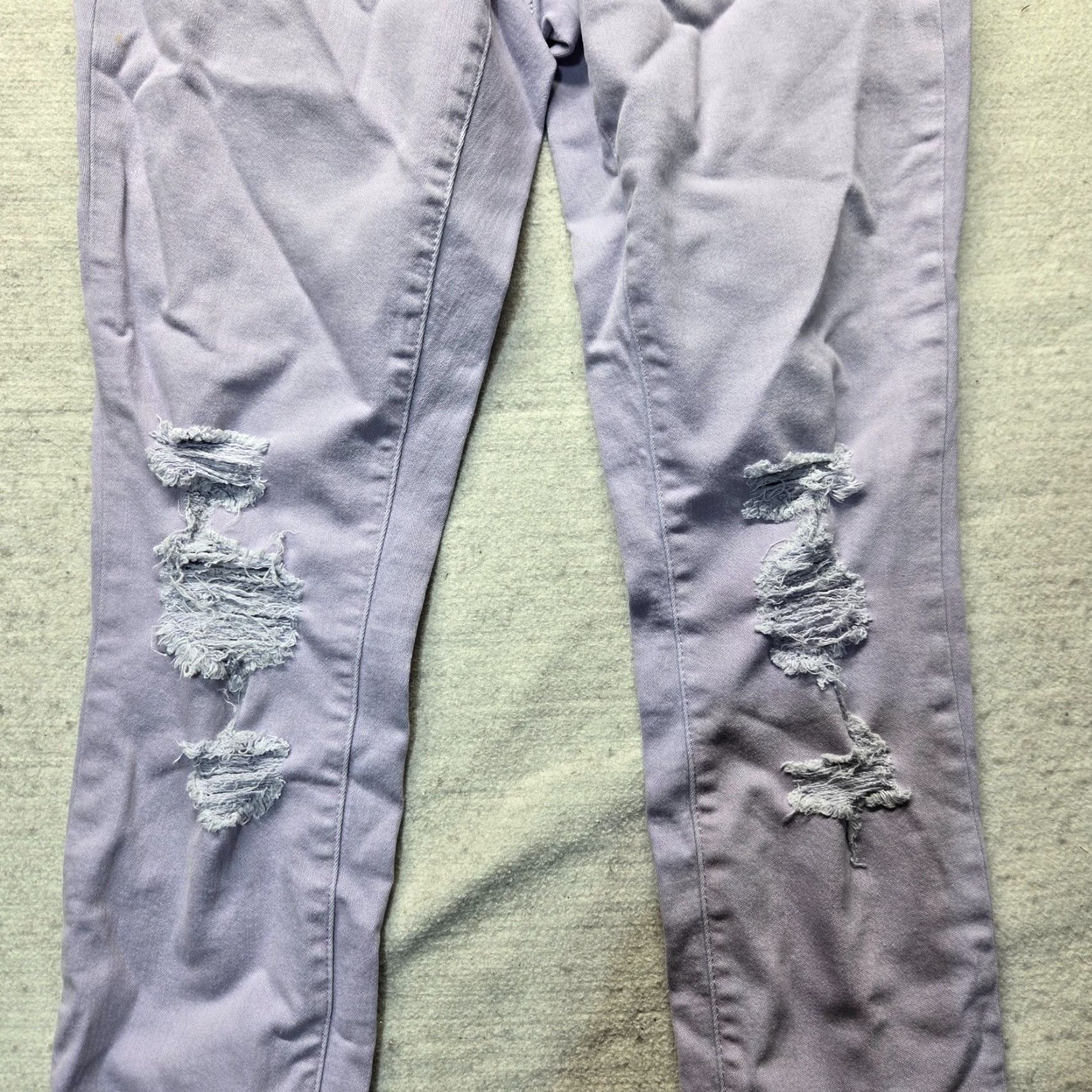 Vintage Universal Thread Jeans Skinny High Rise Purple Pants Denim Stretch Women's 2/26R Size 26" / US 2 / IT 38 - 2 Thumbnail