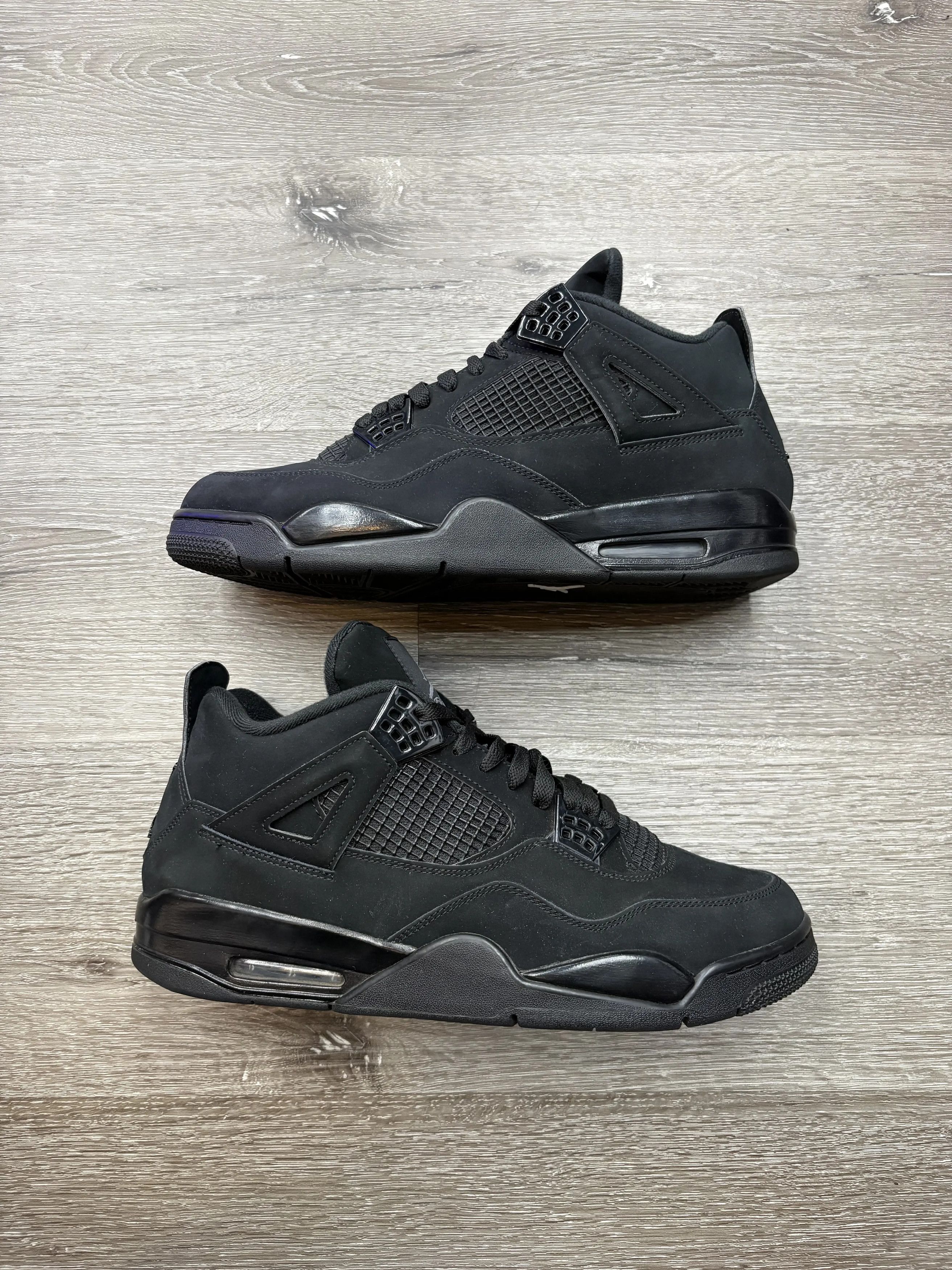 Jordan Brand Air Jordan 4 Retro "Black Cat" (2020) **PRE-OWNED** Size US 13 / EU 46 - 1 Thumbnail