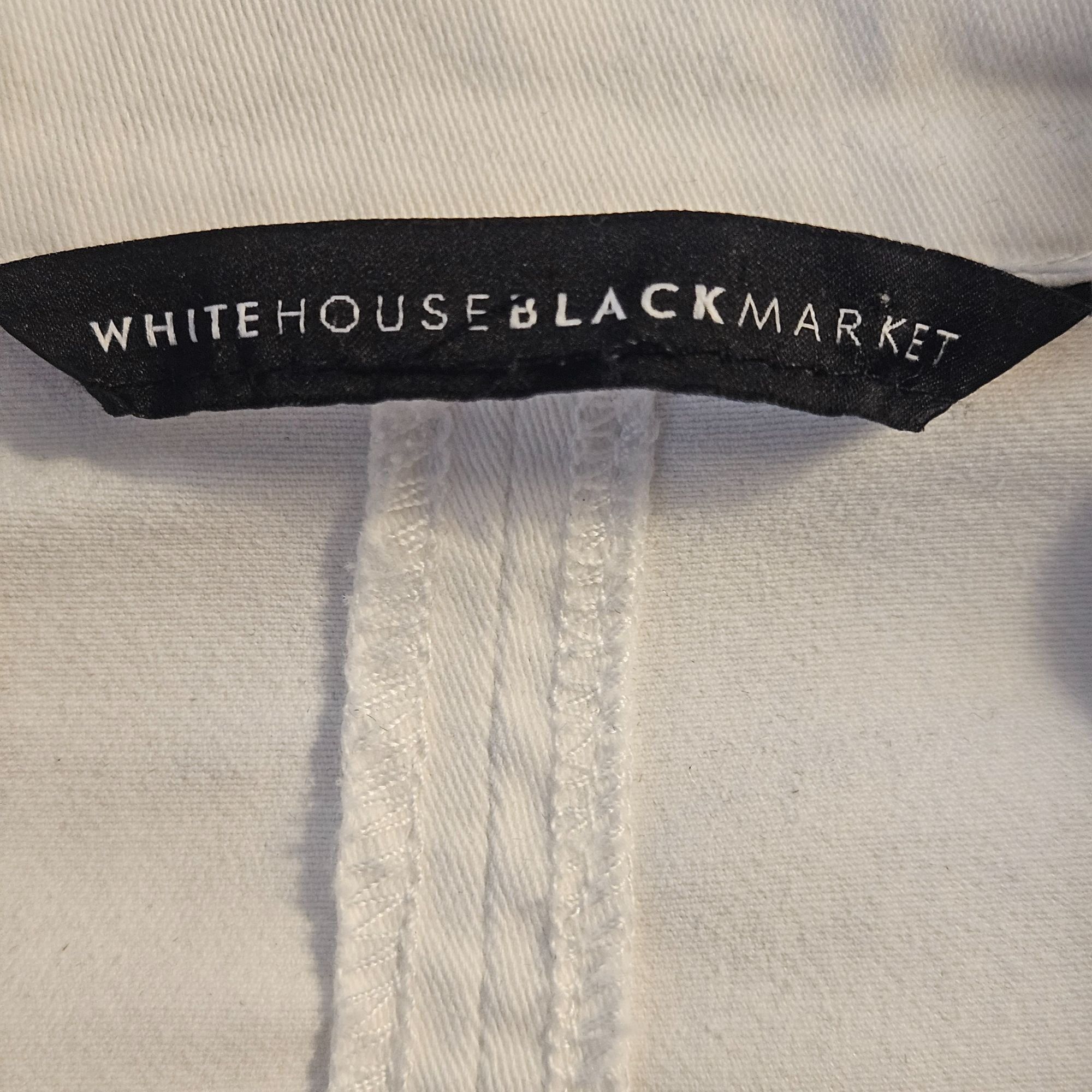 White House Black Market White House Black Market Women Crop Jacket White S Clean Gir Size S / US 4 / IT 40 - 4 Thumbnail