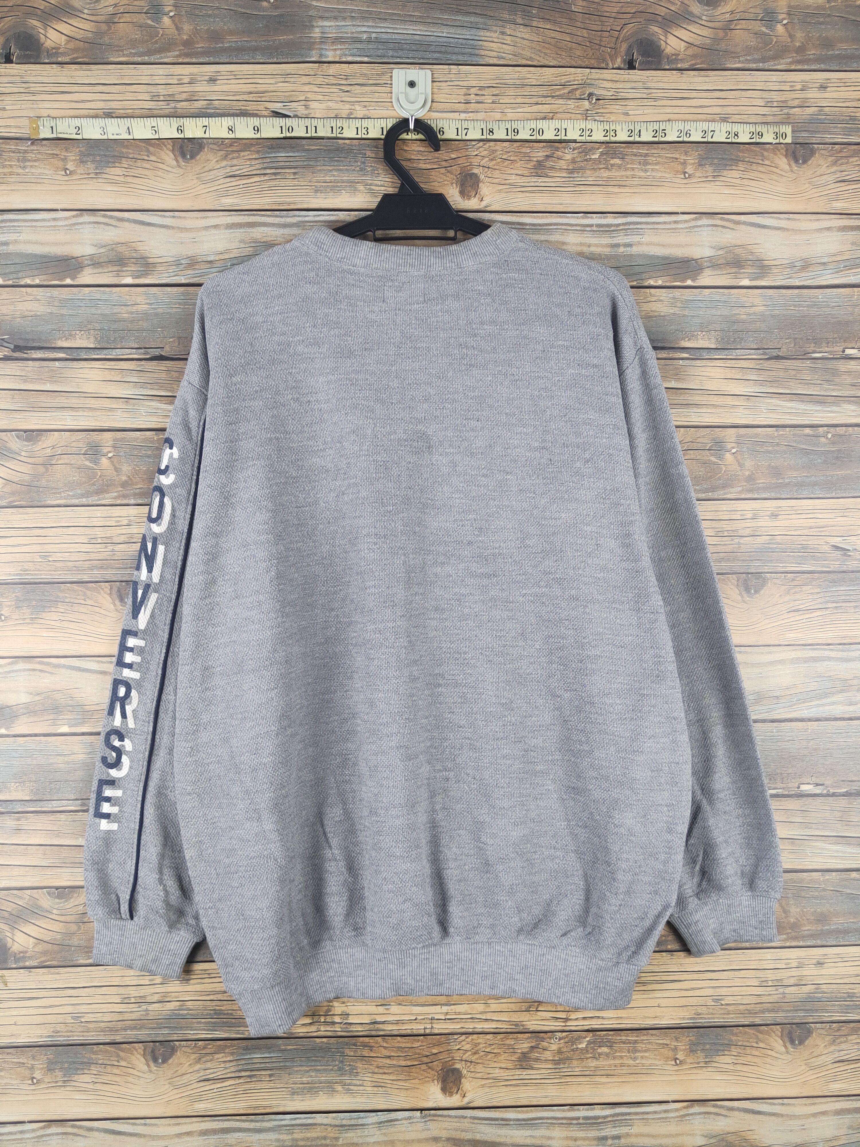 Converse × Vintage DL Converse Gray Sweatshirts #779 Size US L / EU 52-54 / 3 - 8 Thumbnail