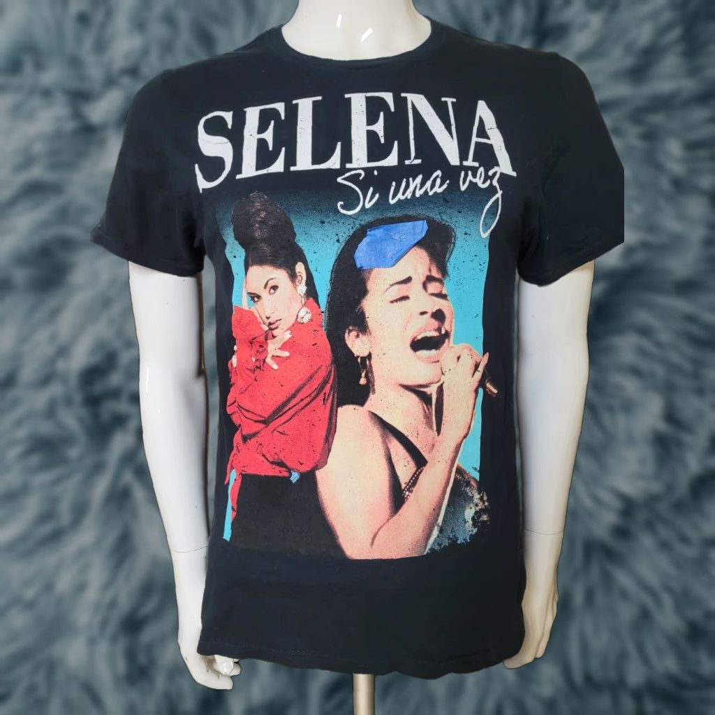 Forever 21 Selena Shirt Unisex Adults 90s Music Graphic Tee Black Small Cotton Crew Neck Short Sleeve Memorial T Shirt Tejano Size US S / EU 44-46 / 1 - 1 Thumbnail