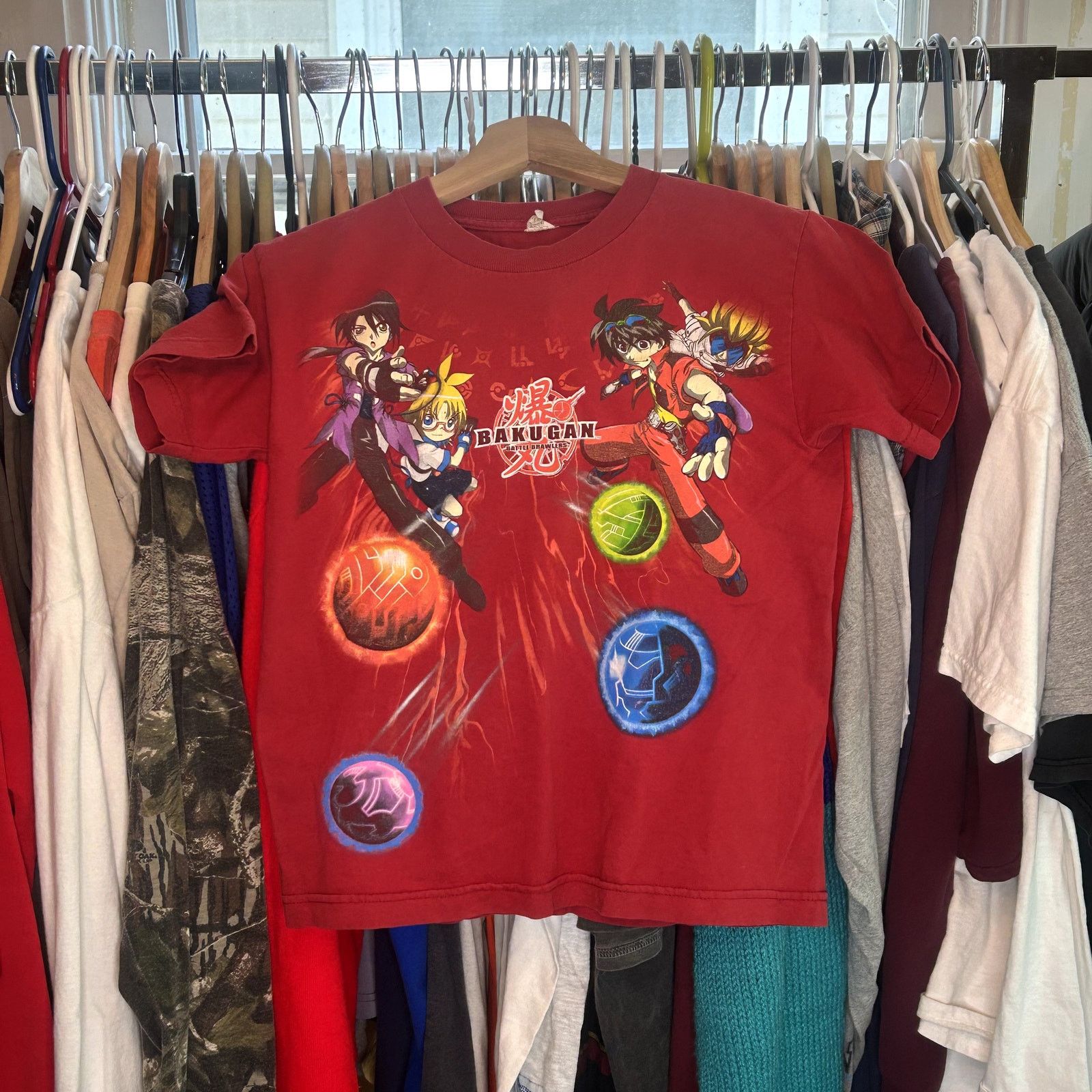 Vintage Y2K Kids Bakugan Graphic T-Shirt Size US L / EU 52-54 / 3 - 2 Thumbnail