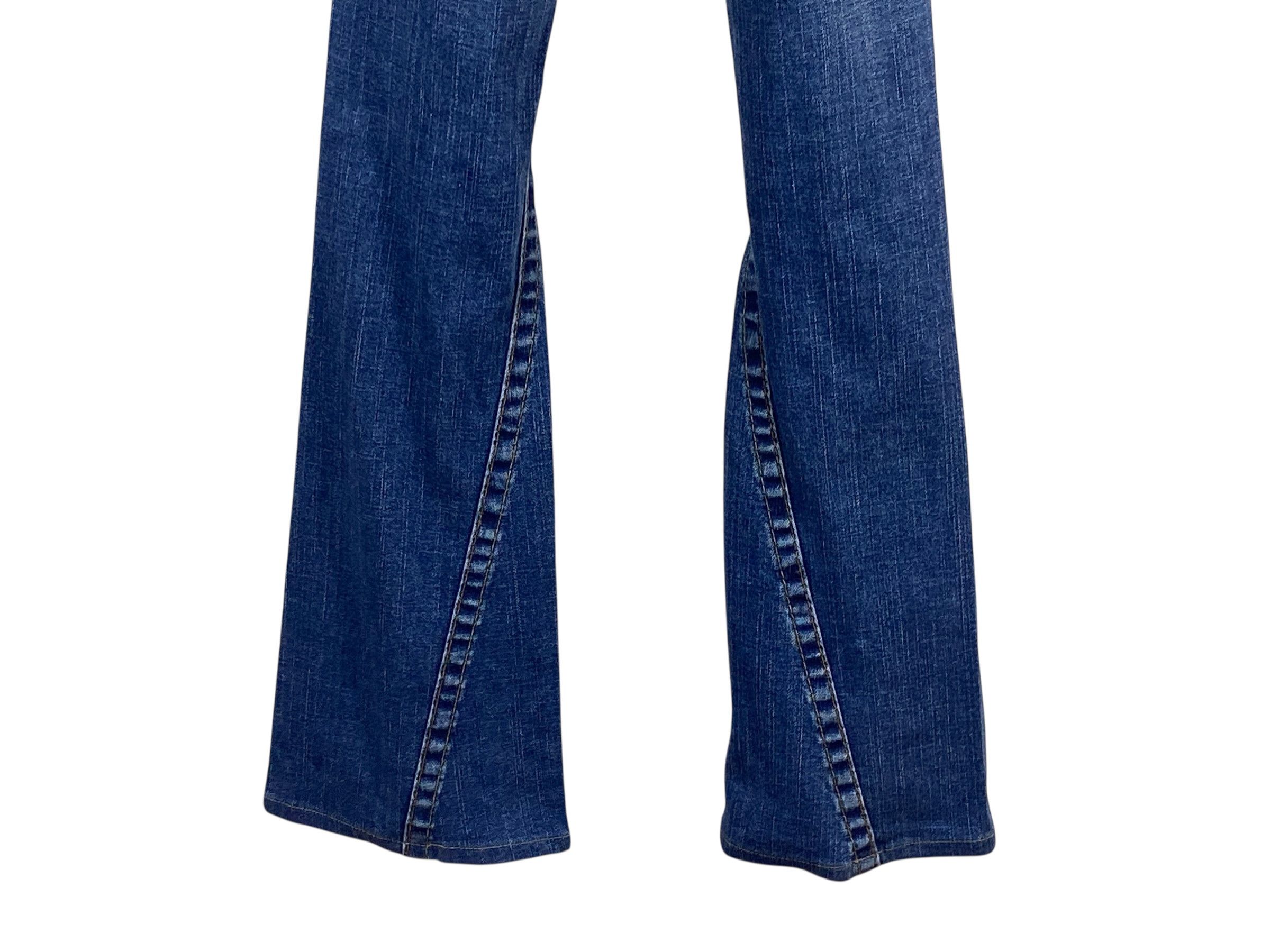 True Religion True Religion Twisted Seam Flare Bootcut Denim Jeans Size 24" / US 00 / IT 34 - 7 Thumbnail