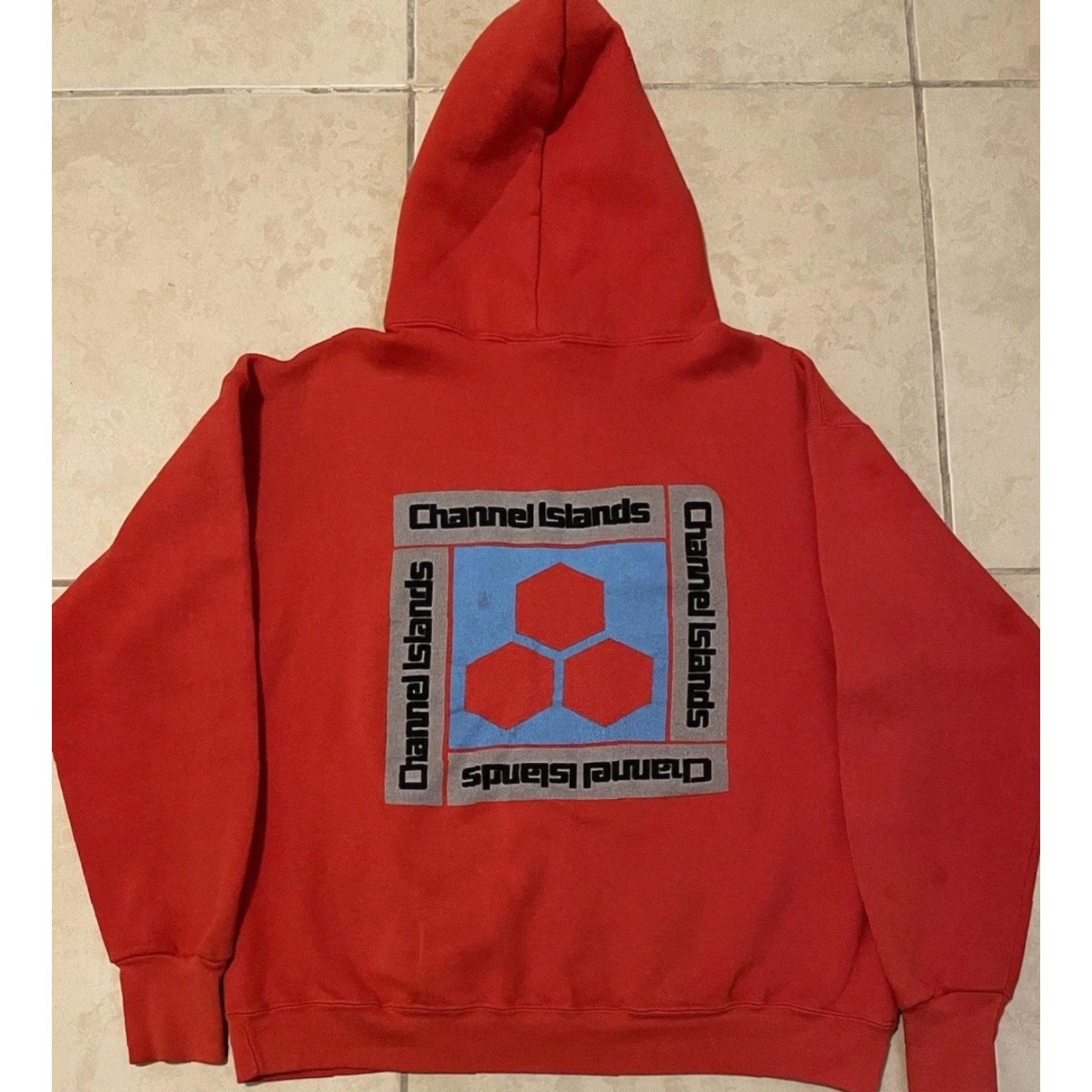 Quiksilver VINTAGE Channel Islands Surfboards Faded Hoodie S Surf Skate Billabong OP Grunge Shirt Men Red 90s 80s Beach Punk Grunge Rock Distressed Pullover Size US S / EU 44-46 / 1 - 2 Thumbnail