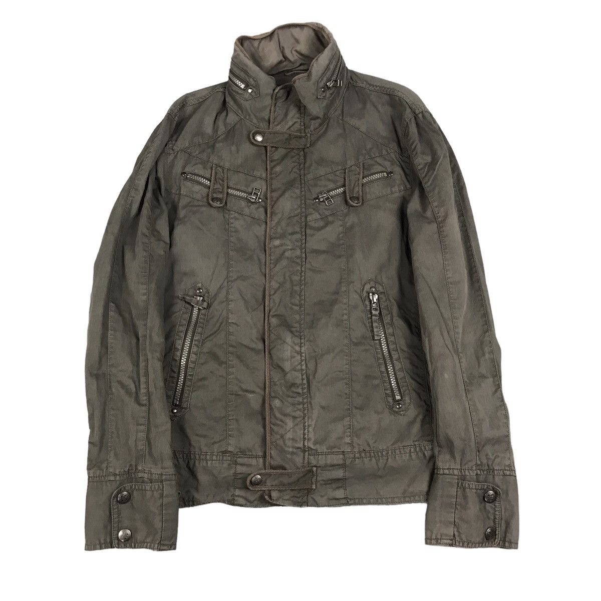 If Six Was Nine VON DUTCH BLACK FADED ZIPPER JACKET Size US M / EU 48-50 / 2 - 1 Thumbnail