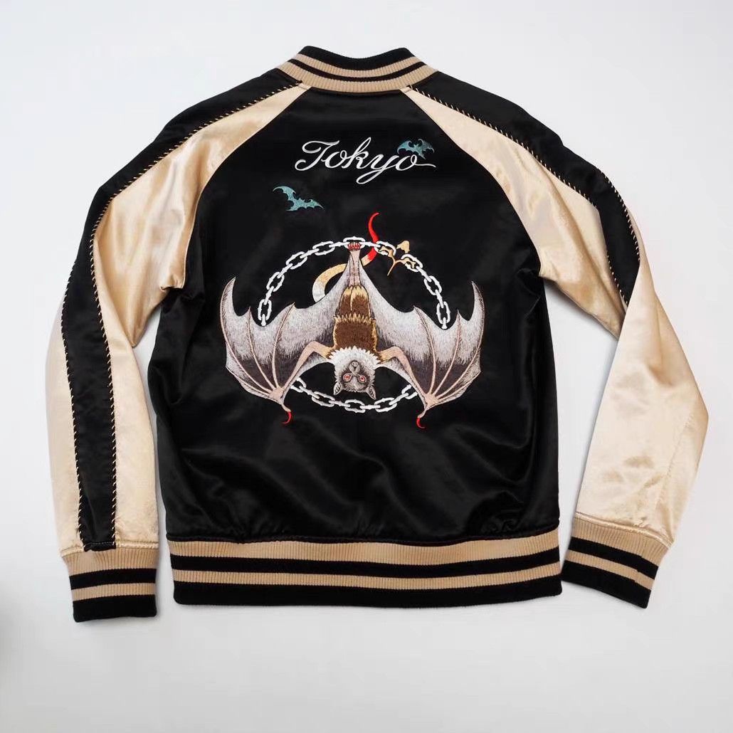 Backbone Backbone Spider & Bat Embroidery Sukajan Jacket K11 Size US L / EU 52-54 / 3 - 2 Thumbnail