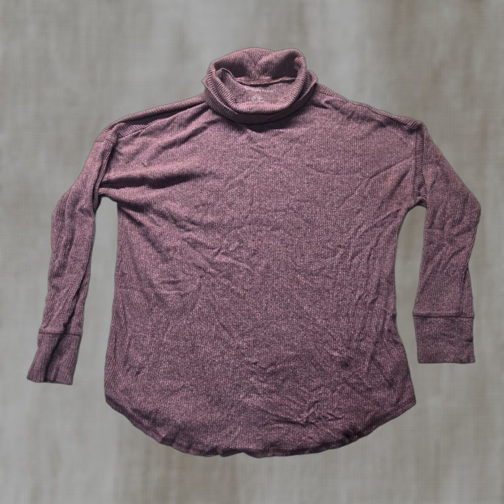 American Eagle Outfitters American Eagle Outfitters Purple Turtleneck Sweater Adult Women's Medium Classic Preppy Size M / US 6-8 / IT 42-44 - 1 Thumbnail