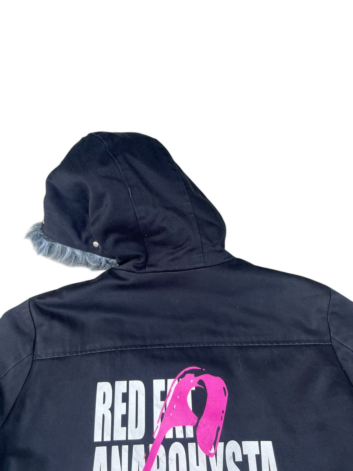No Future Vintage No Future Japan Sun Fade Black Hoodie Parka Jacket Size US M / EU 48-50 / 2 - 7 Thumbnail