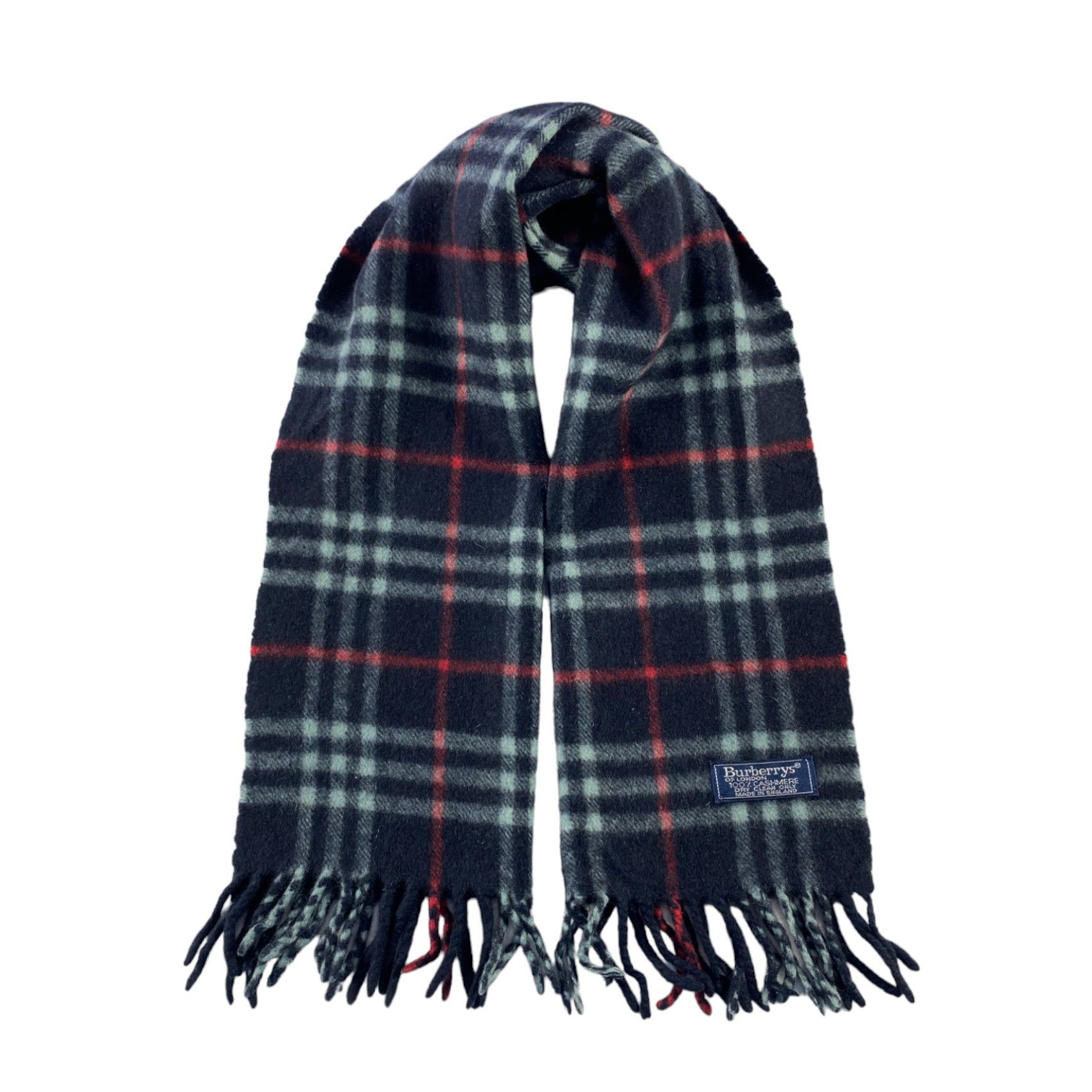 Burberry × Vintage Burberry Scarf / Muffler / Neckwear - WW1623 Size ONE SIZE - 1 Thumbnail