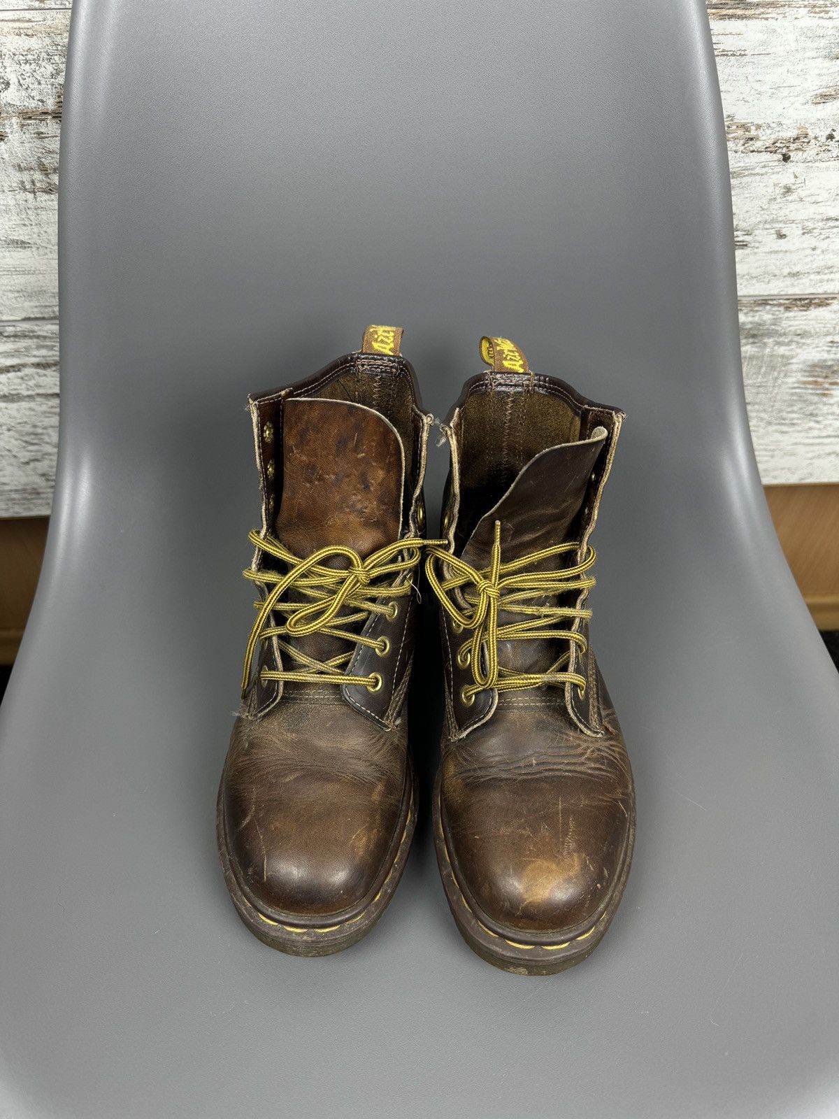 Dr. Martens × Vintage Women’s Vintage Dr.Martens Hi Top Sneakers made in England Size US 5 / EU 37 - 6 Thumbnail