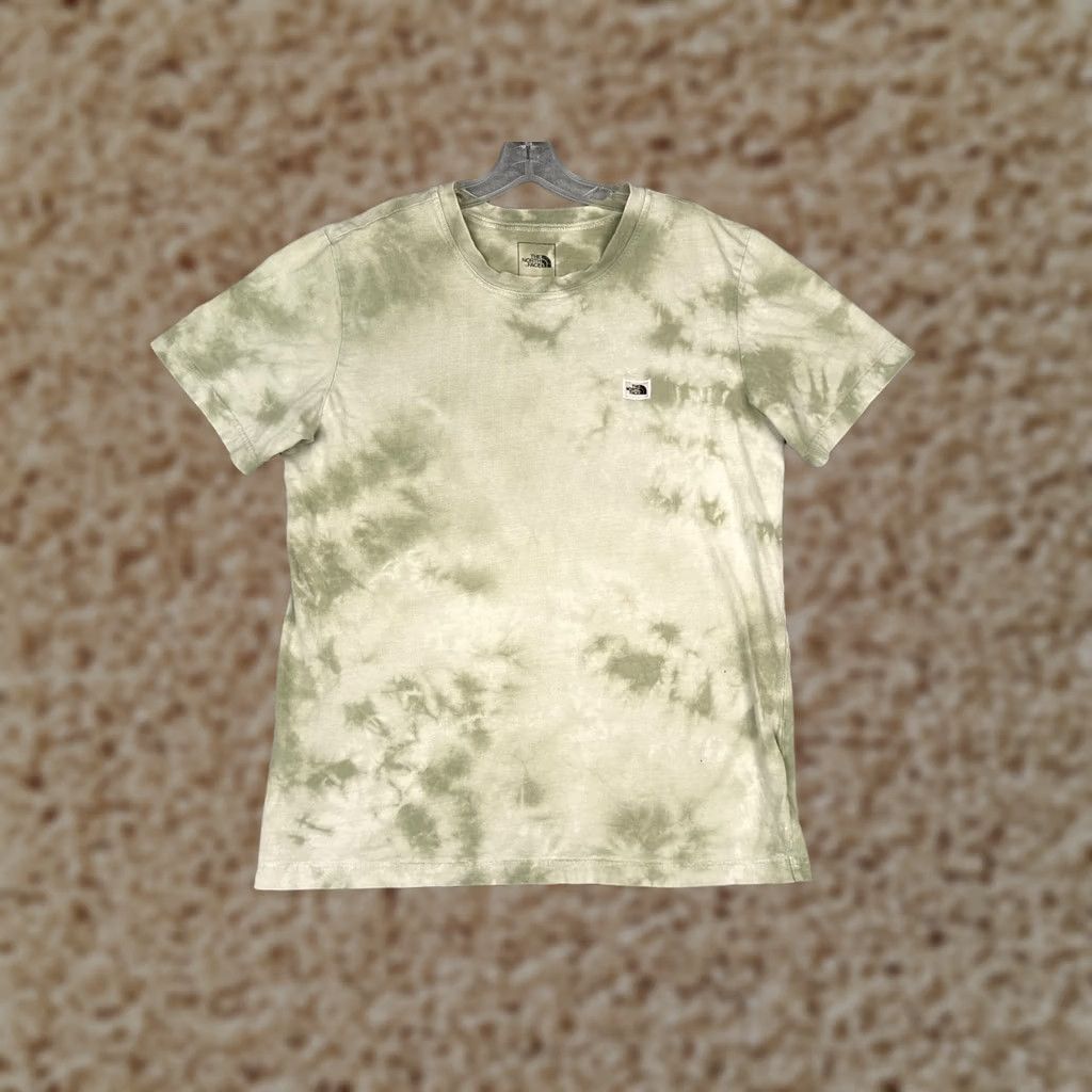 The North Face The North Face Shirt Men M Green Tie Dye Short Sleeve 100% Cotton Crew Neck Size US M / EU 48-50 / 2 - 1 Thumbnail