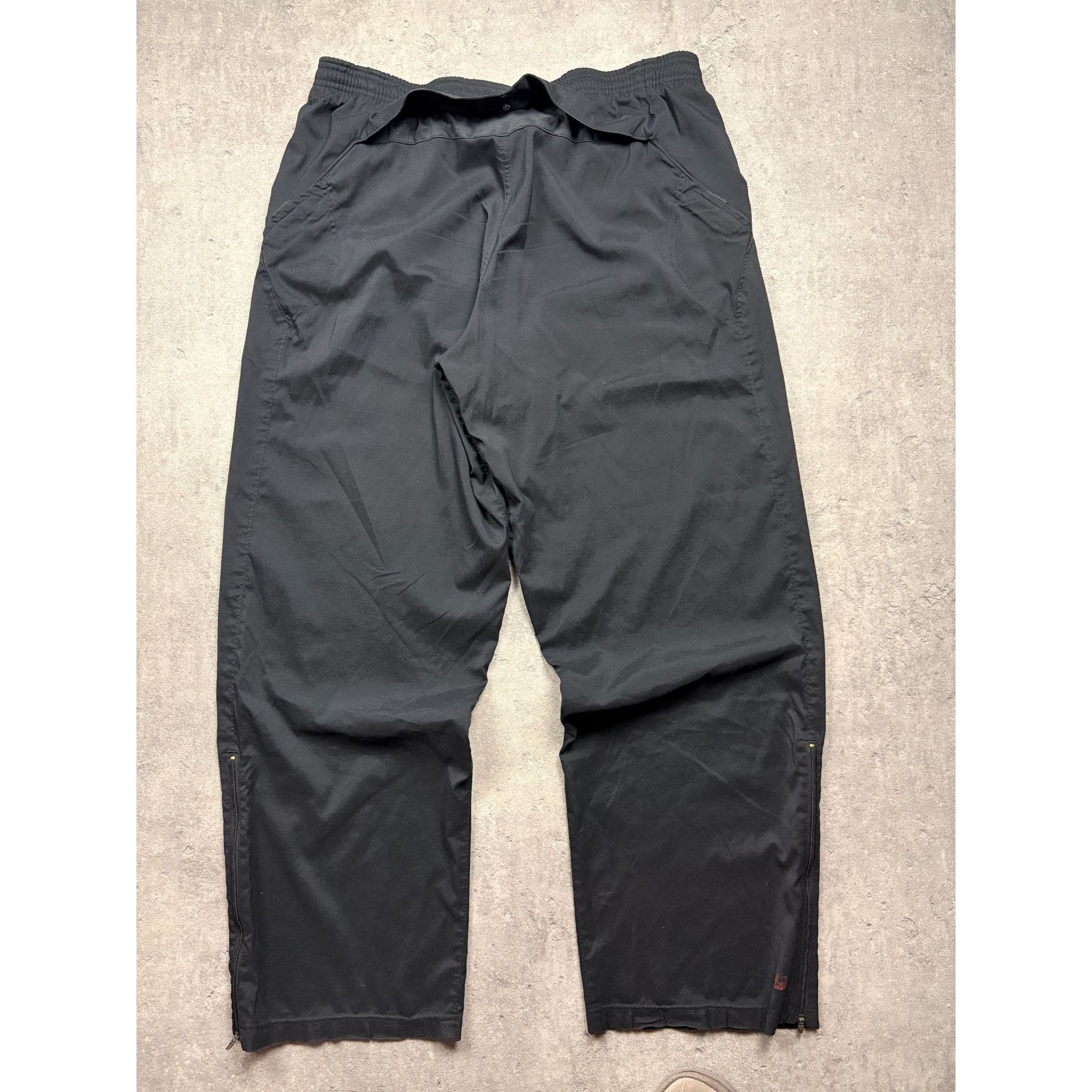 Nike Vintage Nike Track Pants Black Grey Piping Y2K Mesh Lined Ba Size US 34 / EU 50 - 2 Thumbnail
