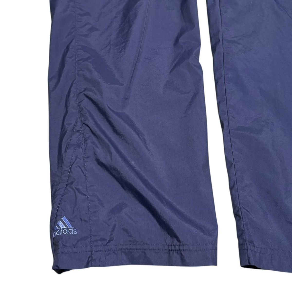 Adidas 2001 Adidas Nylon Navy Straight Leg Track Pants Men's Large Size US 30 / EU 46 - 3 Thumbnail