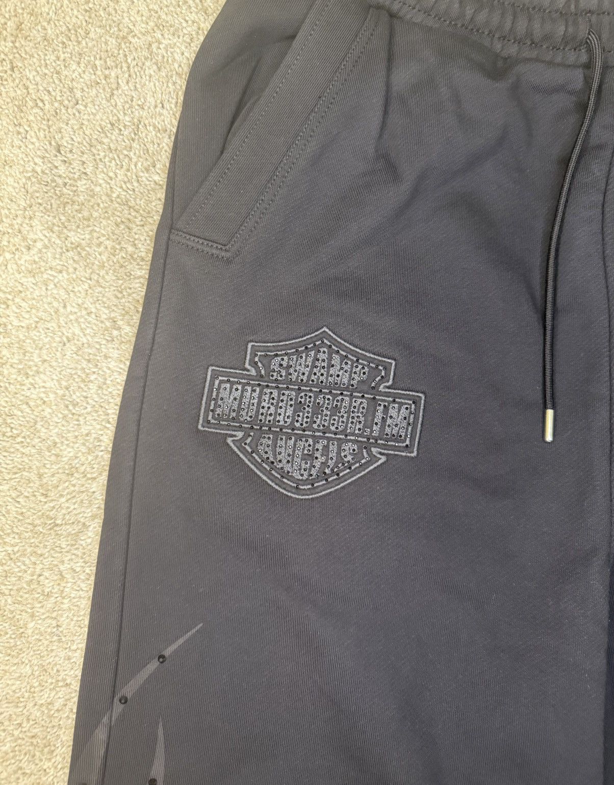 murd333r.fm Murd333r.fm Chopper Sweatpants (Black) Size US 34 / EU 50 - 3 Thumbnail