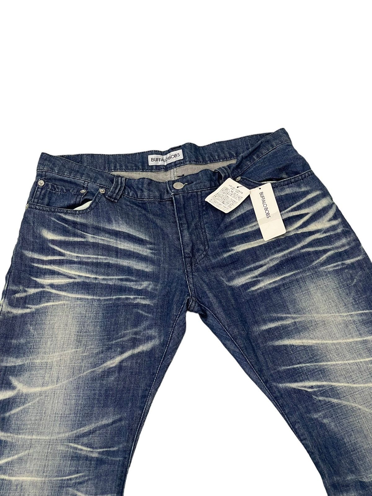Japanese Brand Flare Jeans Buffalo Bobs Banana Curv Low Rise Boot Cut 8🟦0 Size US 35 - 8 Thumbnail