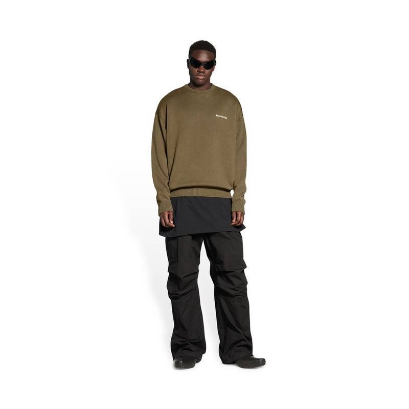 o1tr1nto0126 Political Campaign Sweater in Brown