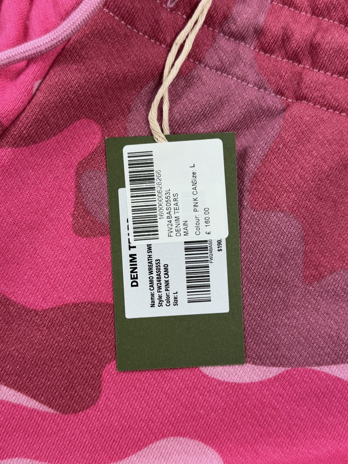 DENIM TEARS CAMOUFLAGE SWEATPANTS Size US 34 / EU 50 - 4 Thumbnail