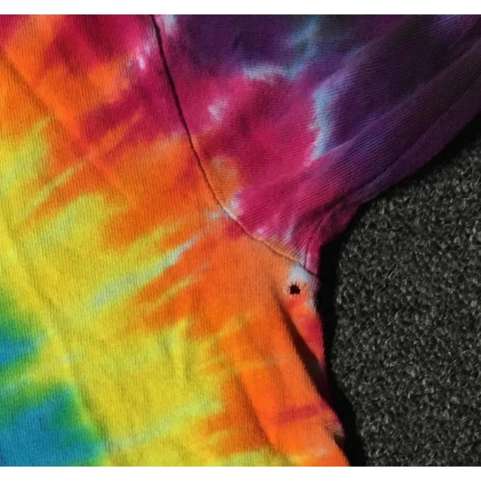 Vintage VINTAGE 90s Peace Tie Dye AOP Shirt M USA Single Stitch Hippie Surf Grunge Biker 80s Size US M / EU 48-50 / 2 - 4 Thumbnail