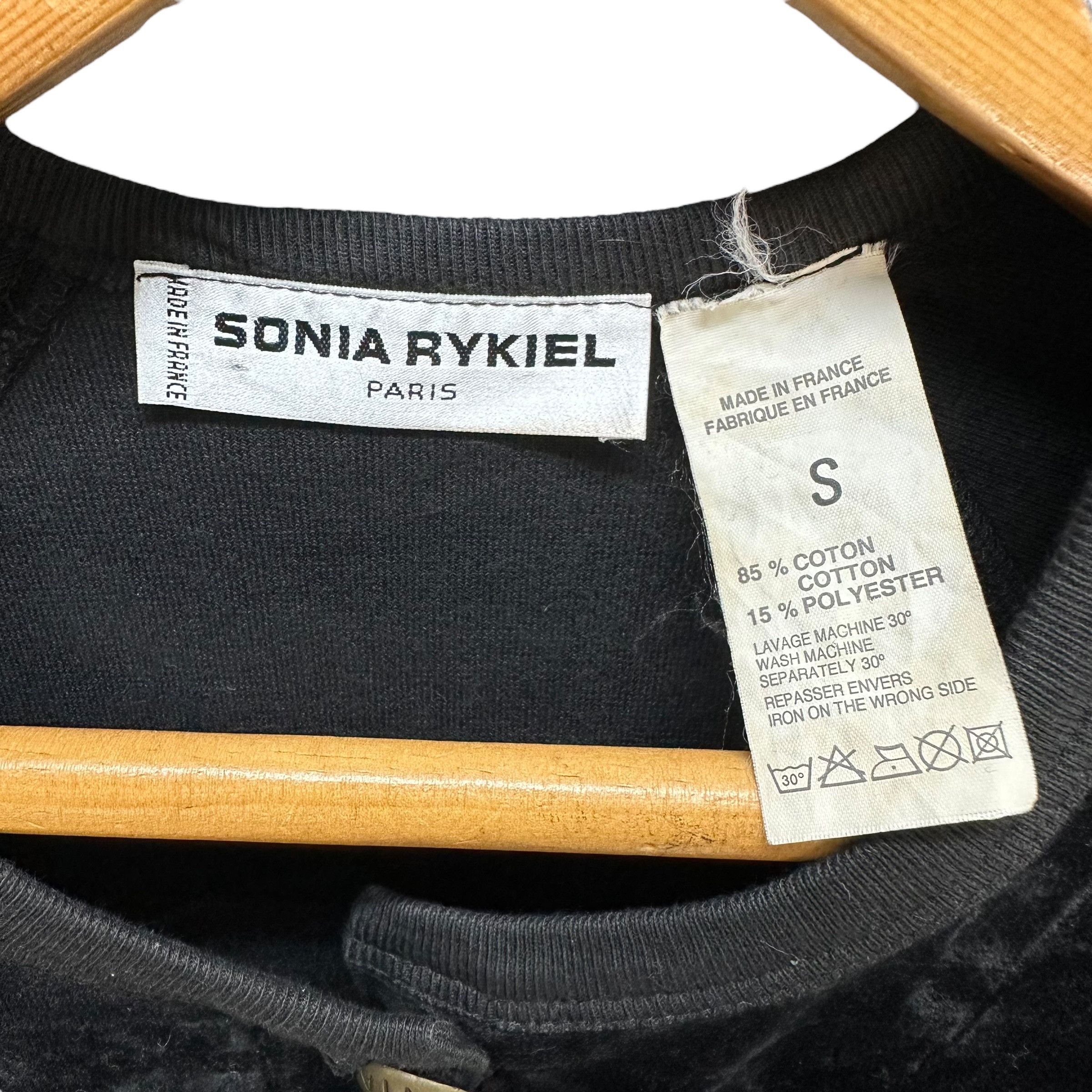 Sonia Rykiel Sonia Rykiel VELOURS DELUXE Big Logo Velvet Jacket #A3-0071 Size S / US 4 / IT 40 - 8 Thumbnail