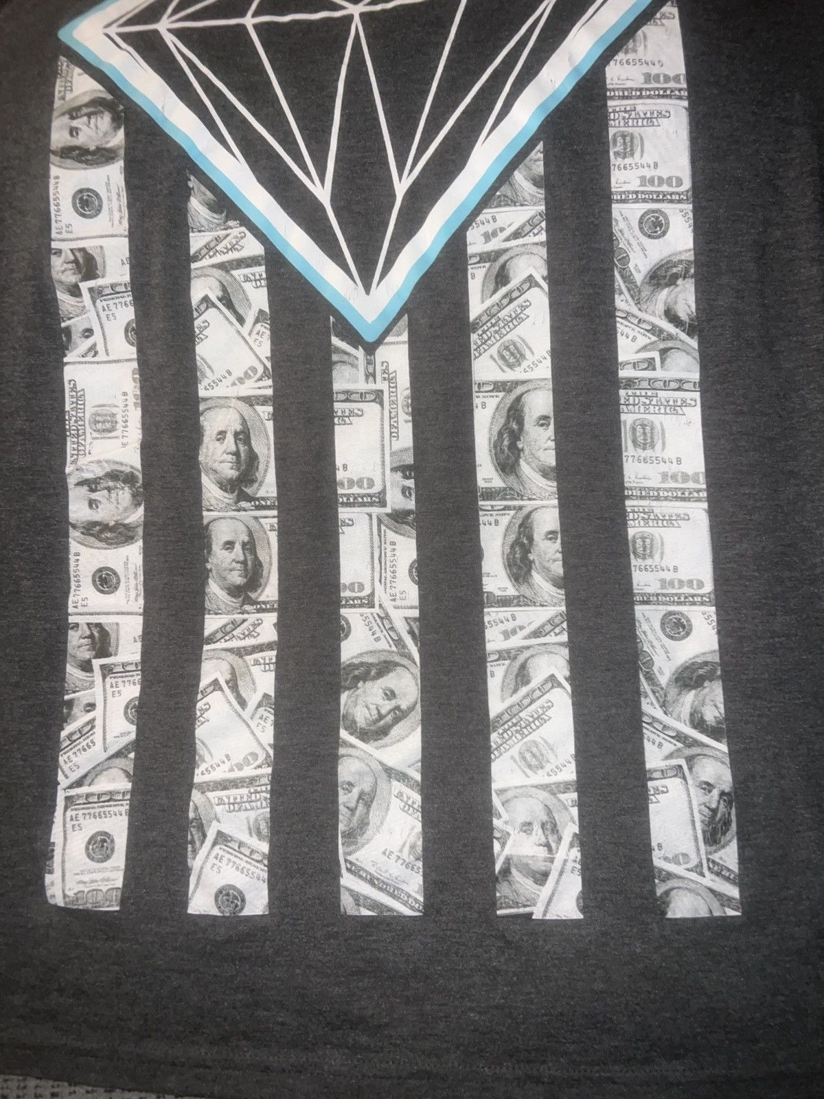 Hypebeast Fresh Laundry Diamond Logo Money All-Over Tee Size US L / EU 52-54 / 3 - 4 Thumbnail