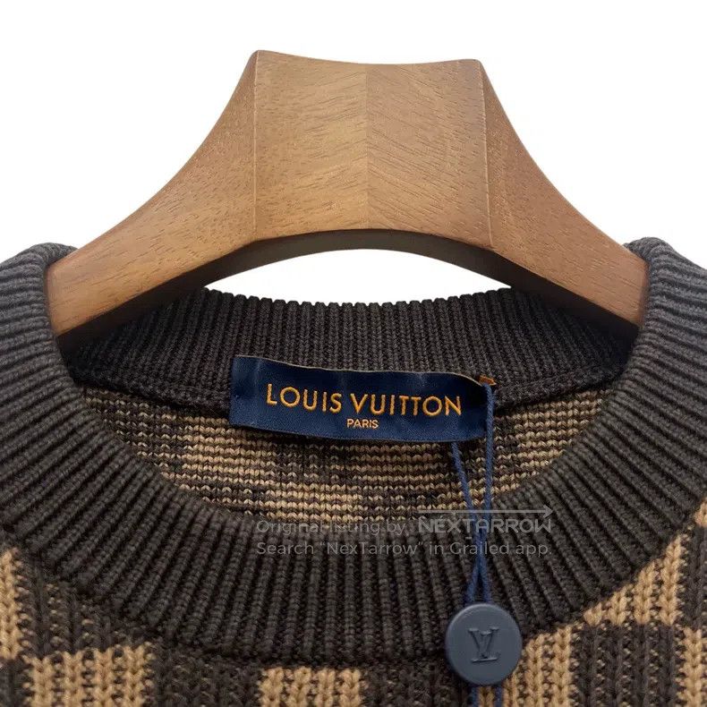 Louis Vuitton Louis Vuitton Checkerboard full of sweater Size US M / EU 48-50 / 2 - 6 Thumbnail
