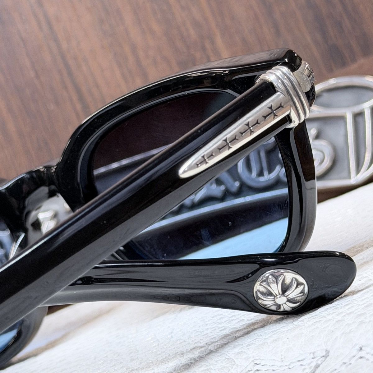 Chrome Hearts Chrome Hearts Drippin 1/1 Sunglasses Size ONE SIZE - 15 Thumbnail