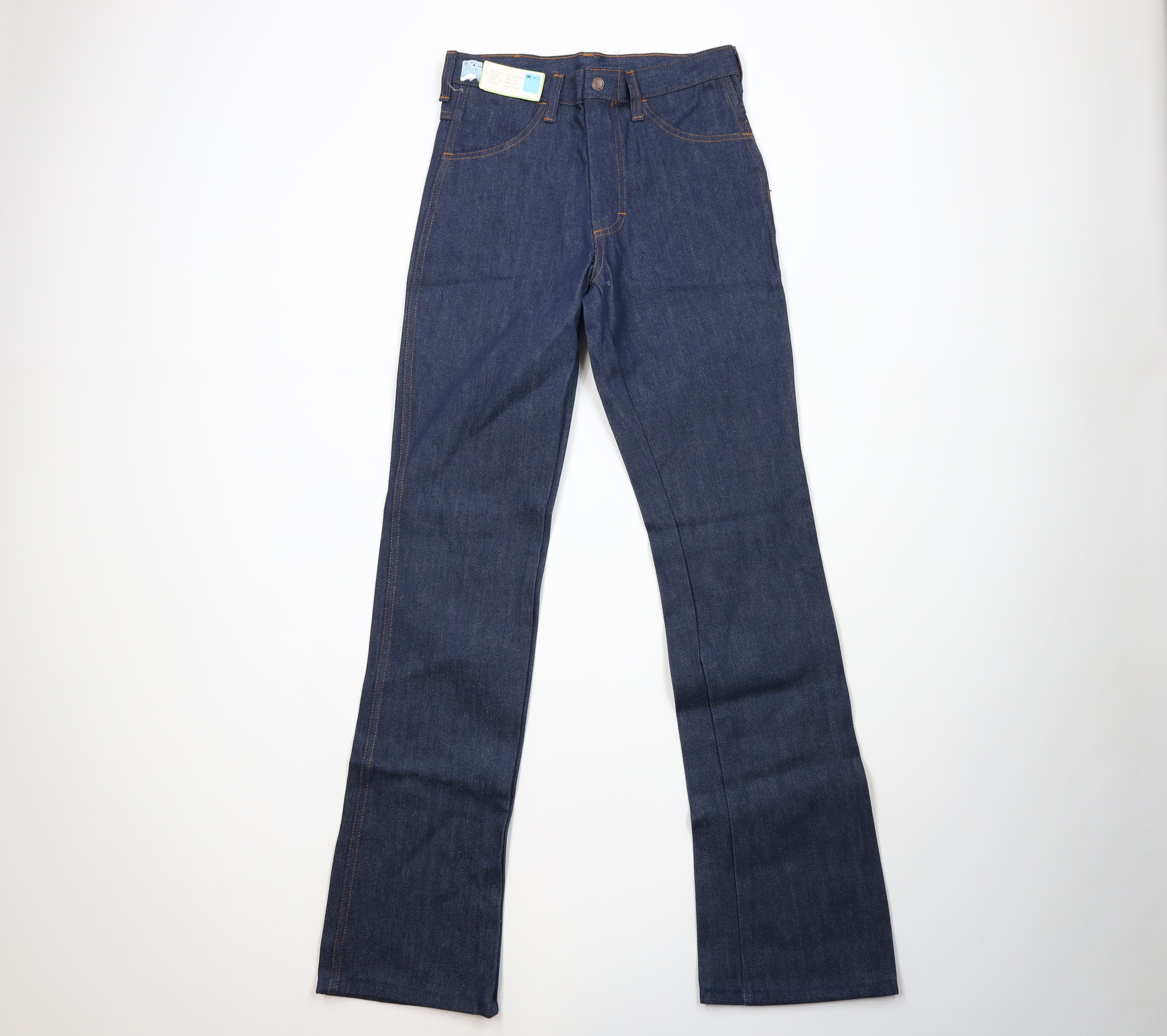 Vintage Deadstock Vintage 70s Streetwear Denim Jeans Indigo US Size US 28 / EU 44 - 1 Thumbnail