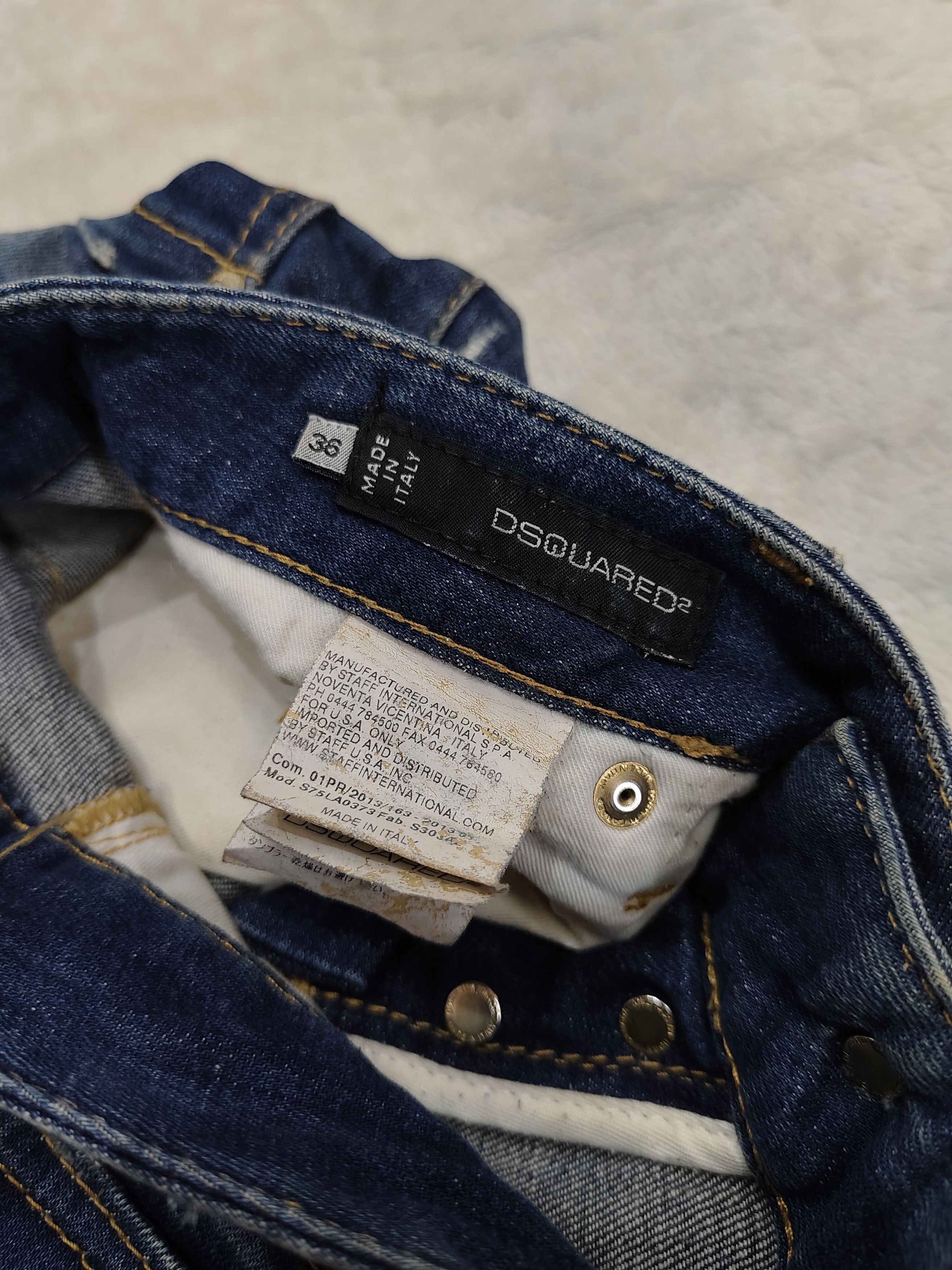 Dsquared2 💥Dsquared2 Distressed Super Skinny Jeans Size 27" / US 4 / IT 40 - 8 Thumbnail