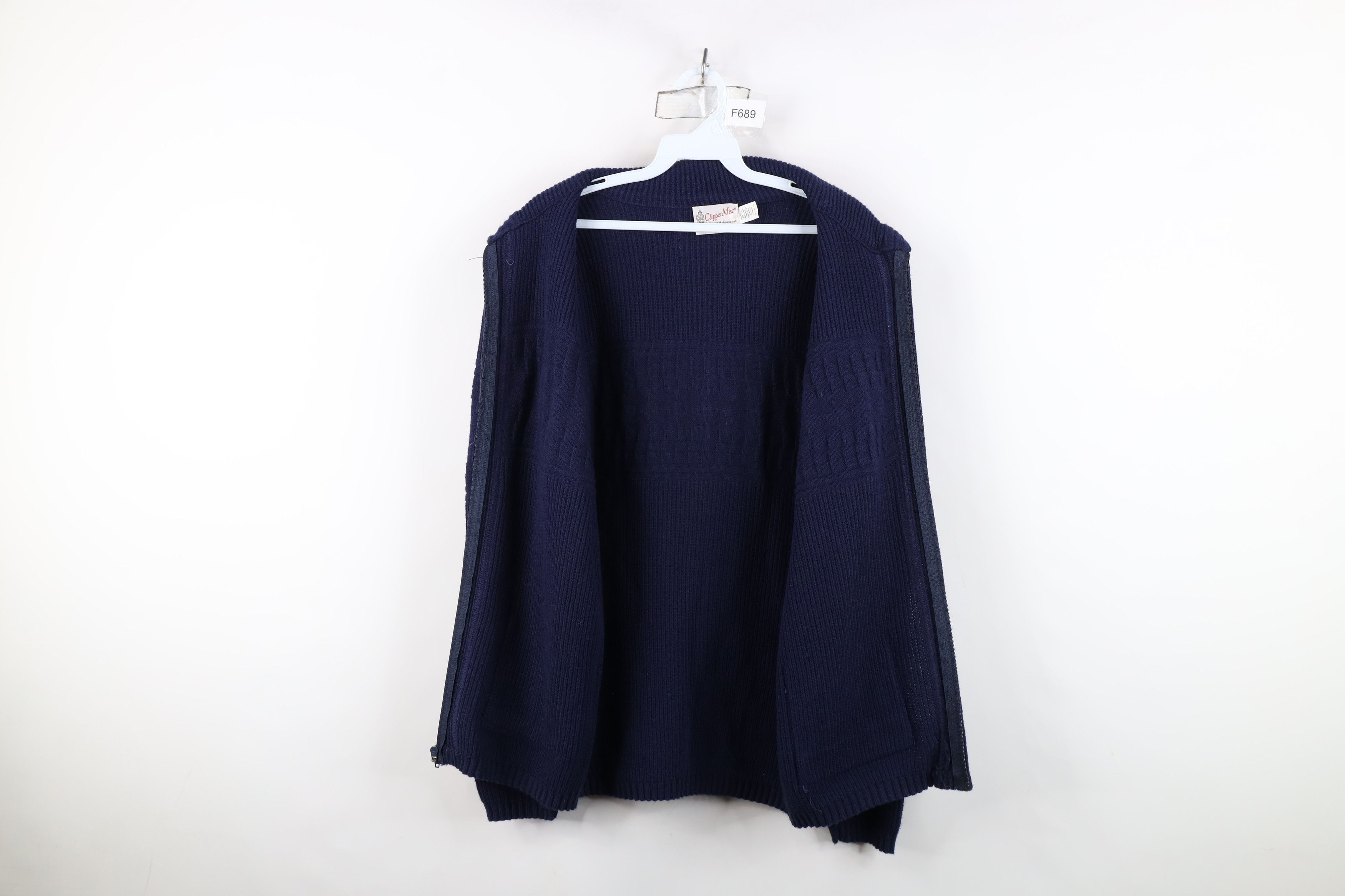 Vintage Vintage 70s Streetwear Ribbed Knit Cardigan Sweater USA Size US M / EU 48-50 / 2 - 10 Thumbnail