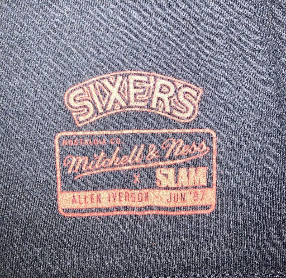 Designer × Vintage Mitchell & Ness Allen Iverson MENS Size S Sixers 97 Tshirt Size US S / EU 44-46 / 1 - 4 Thumbnail