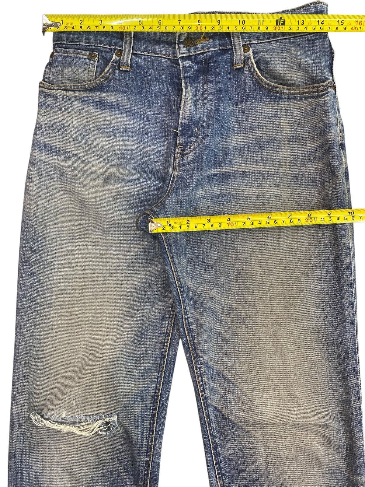Edwin Edwin 503 Whiskers Faded Wash Style Ripped Jeans Size US 28 / EU 44 - 5 Thumbnail