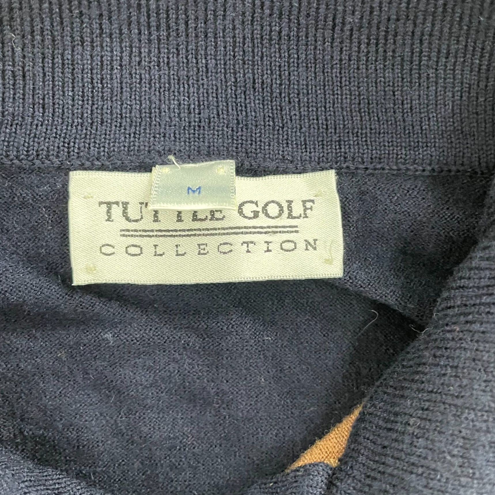 Vintage VINTAGE Tuttle Golf Sweater Shirt Adult Medium Blue Wool England Knit Mens M Size US M / EU 48-50 / 2 - 4 Thumbnail