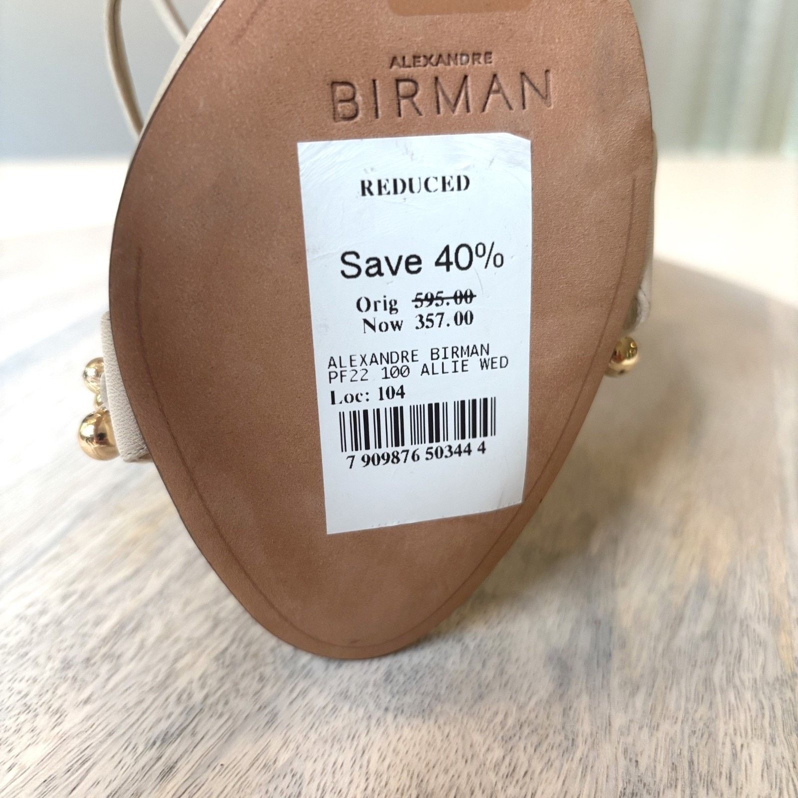 Alexandre Birman New Alexandre Birman Allie Wedge Sandals EU Sz 37.5 US Sz 7 Size US 7 / IT 37 - 11 Thumbnail