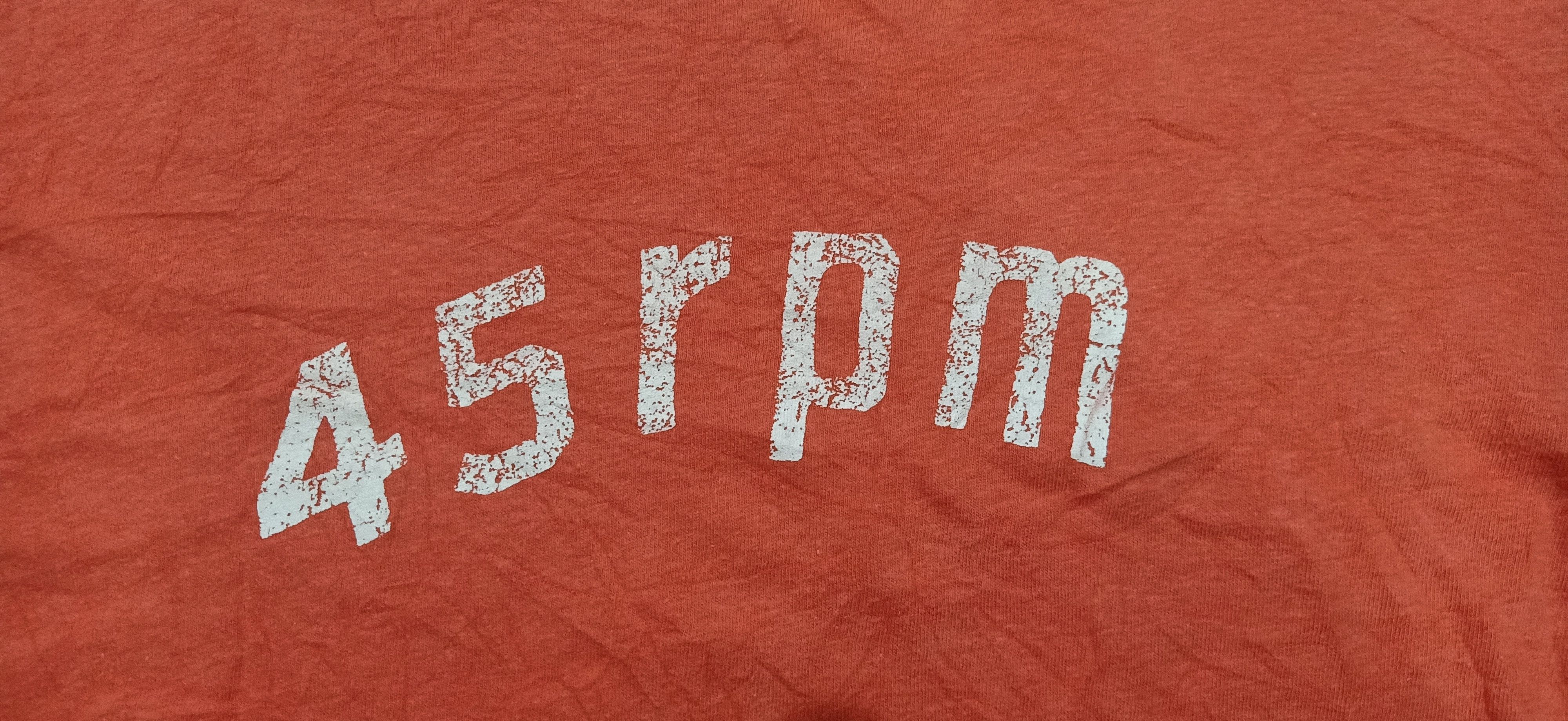 45rpm × Japanese Brand × Vintage Vintage 45rpm Logos short sleeve Size US S / EU 44-46 / 1 - 2 Thumbnail
