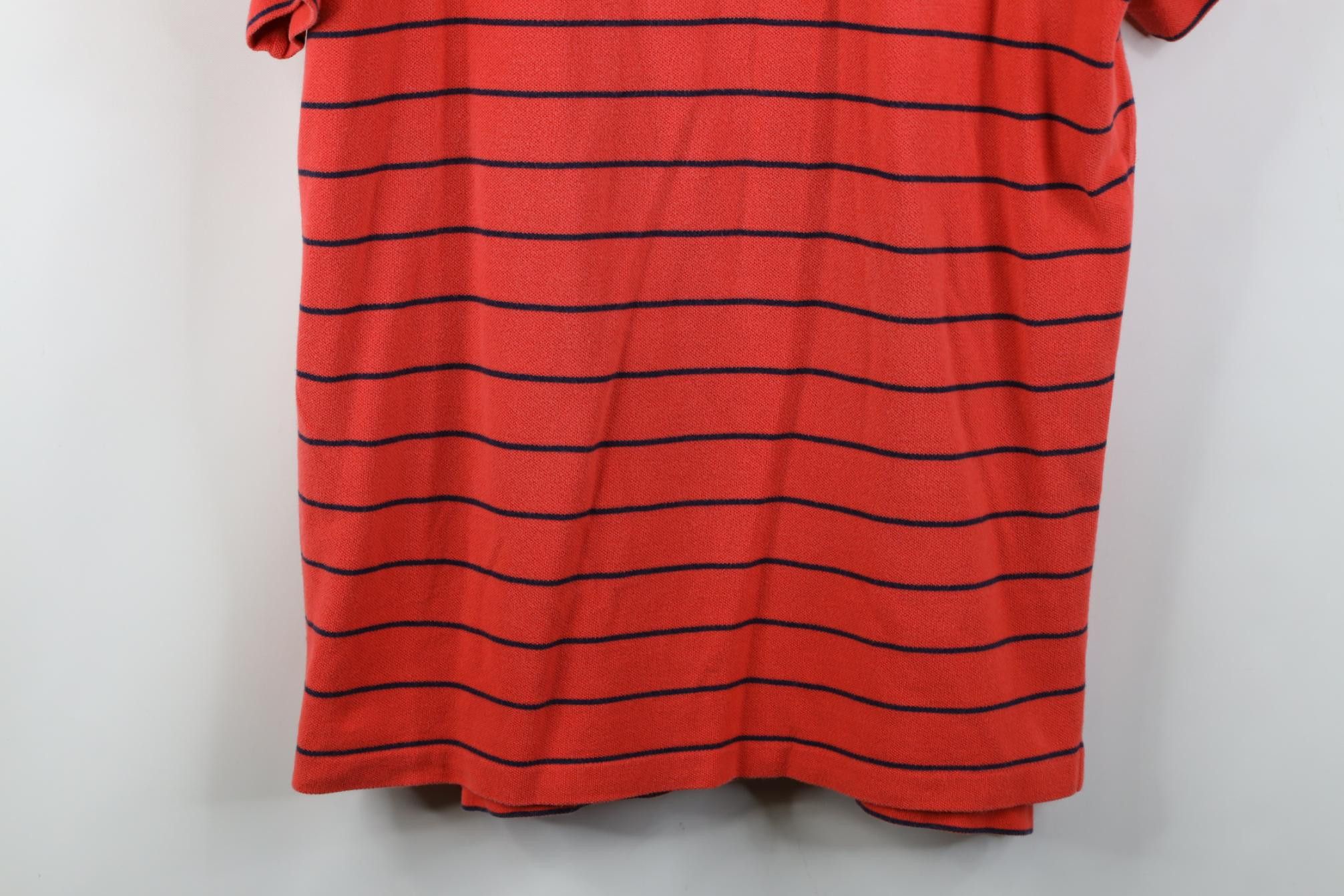 Polo Ralph Lauren Vintage 90s Ralph Lauren Striped Knit Golf Polo Shirt Cotton Size US L / EU 52-54 / 3 - 3 Thumbnail