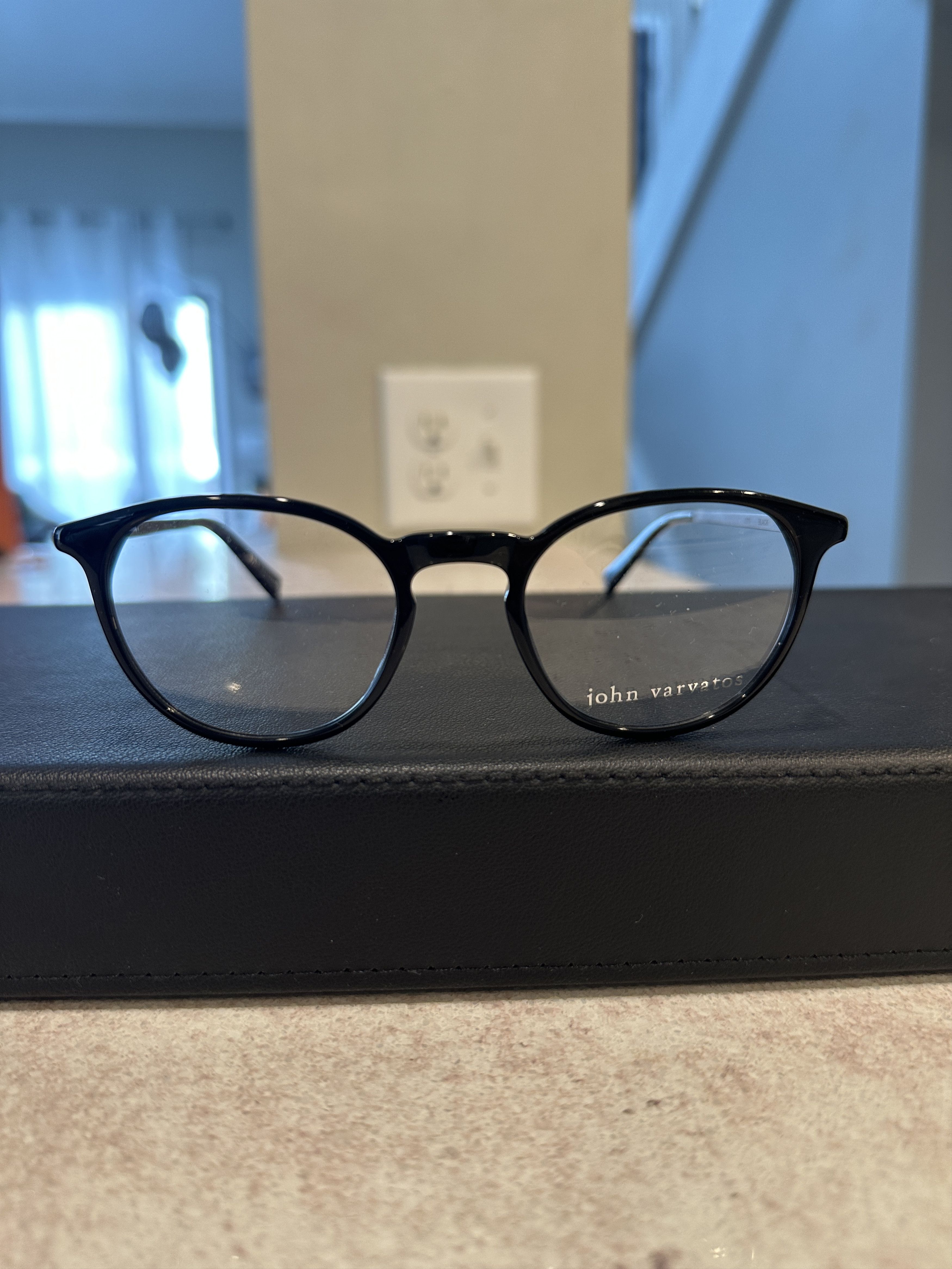 John Varvatos V371 48-20-145 Black Glasses Size ONE SIZE - 5 Thumbnail