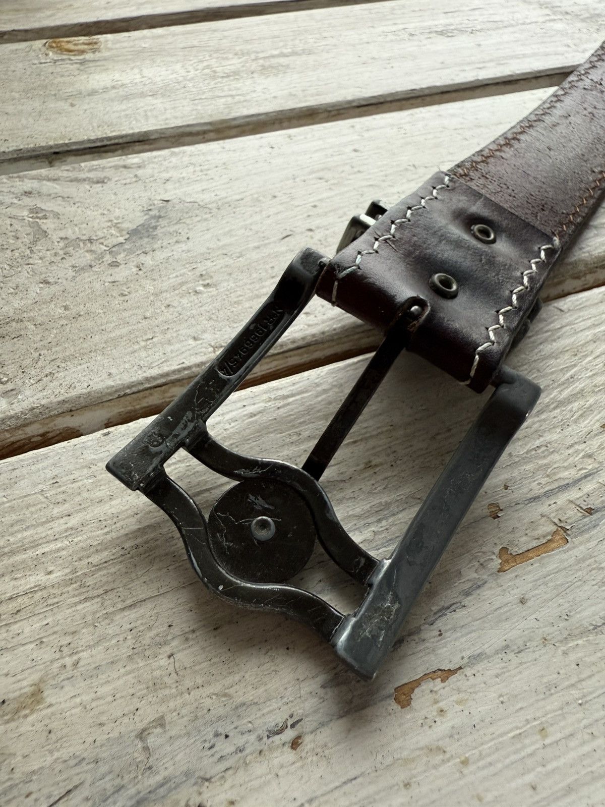 Leather × Vintage Vintage 90s belt USA Cowboy Jack Daniels orginal Size ONE SIZE - 6 Thumbnail