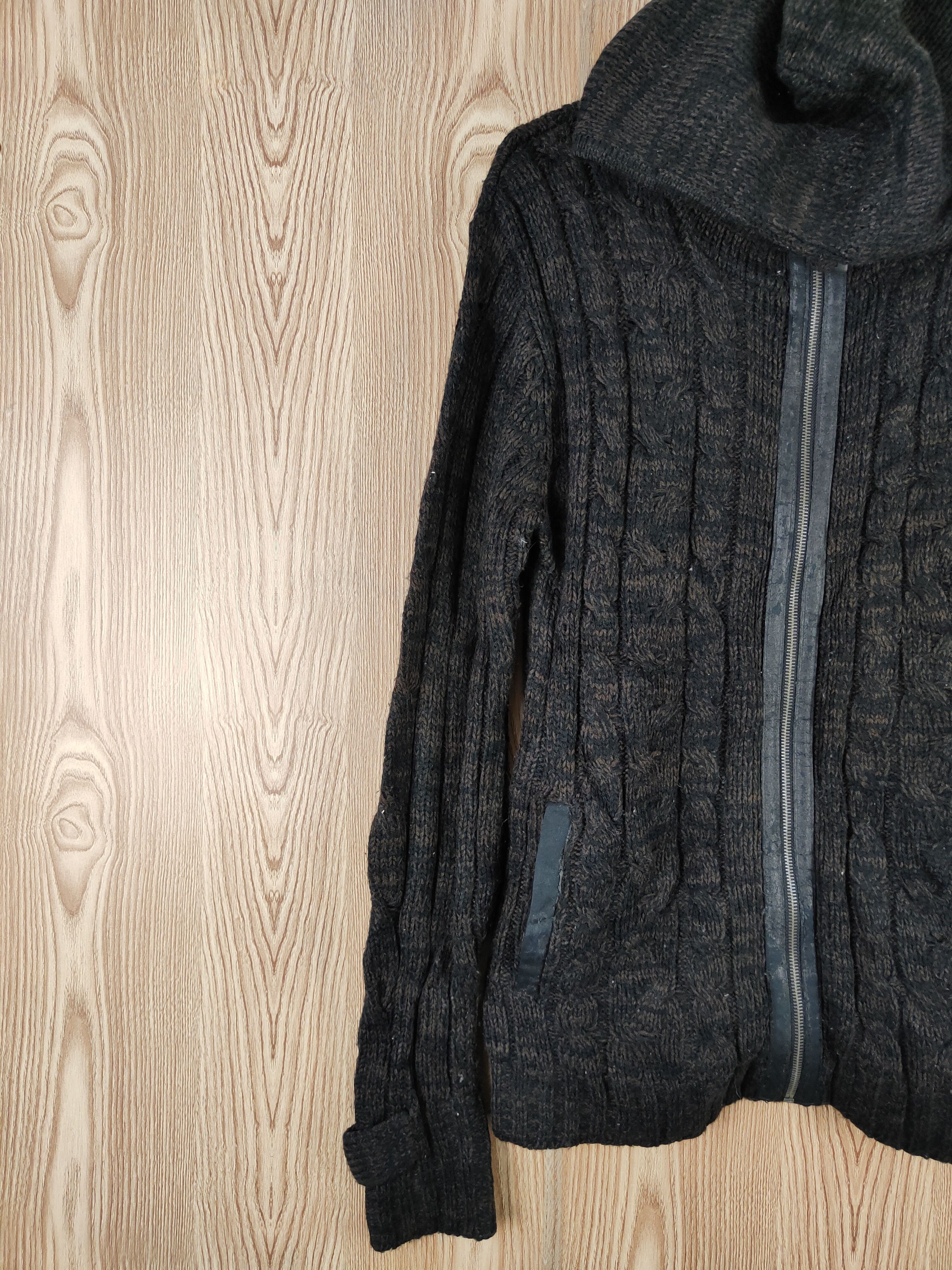 Japanese Brand × Vintage Vintage 💥 Journal Report Black Hoodie Knitwear Sweaters Size US M / EU 48-50 / 2 - 3 Thumbnail