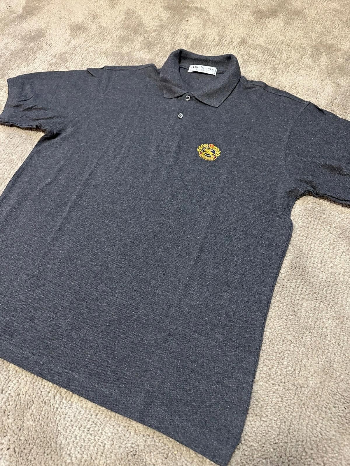 Burberry Vintage Burberrys Polo Shirt Sz L Size US L / EU 52-54 / 3 - 2 Thumbnail