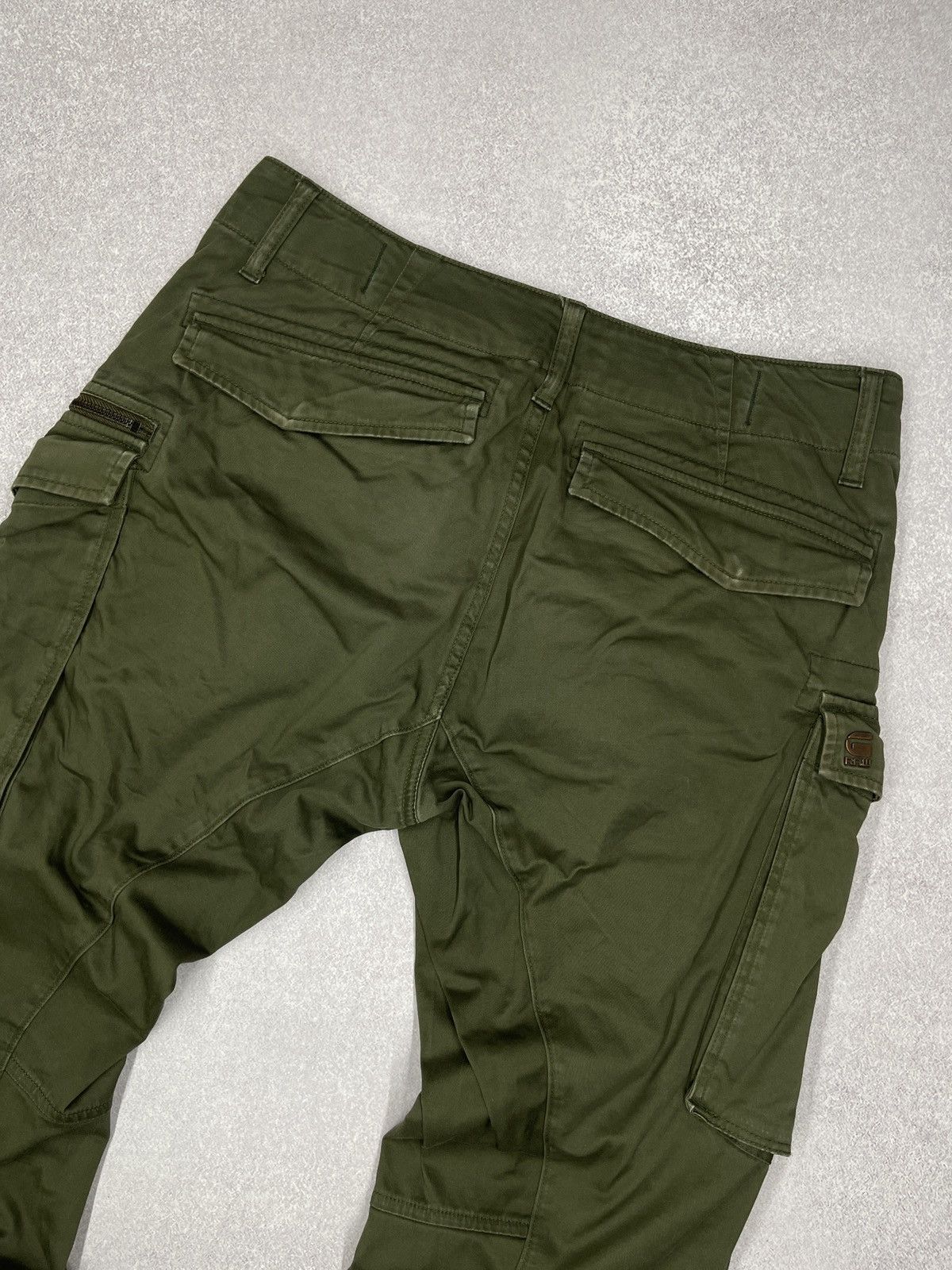 G-Star Mens G Star Raw Rovic Zip 3D Cargo Pants Khaki Multipocket Size US 31 - 8 Thumbnail
