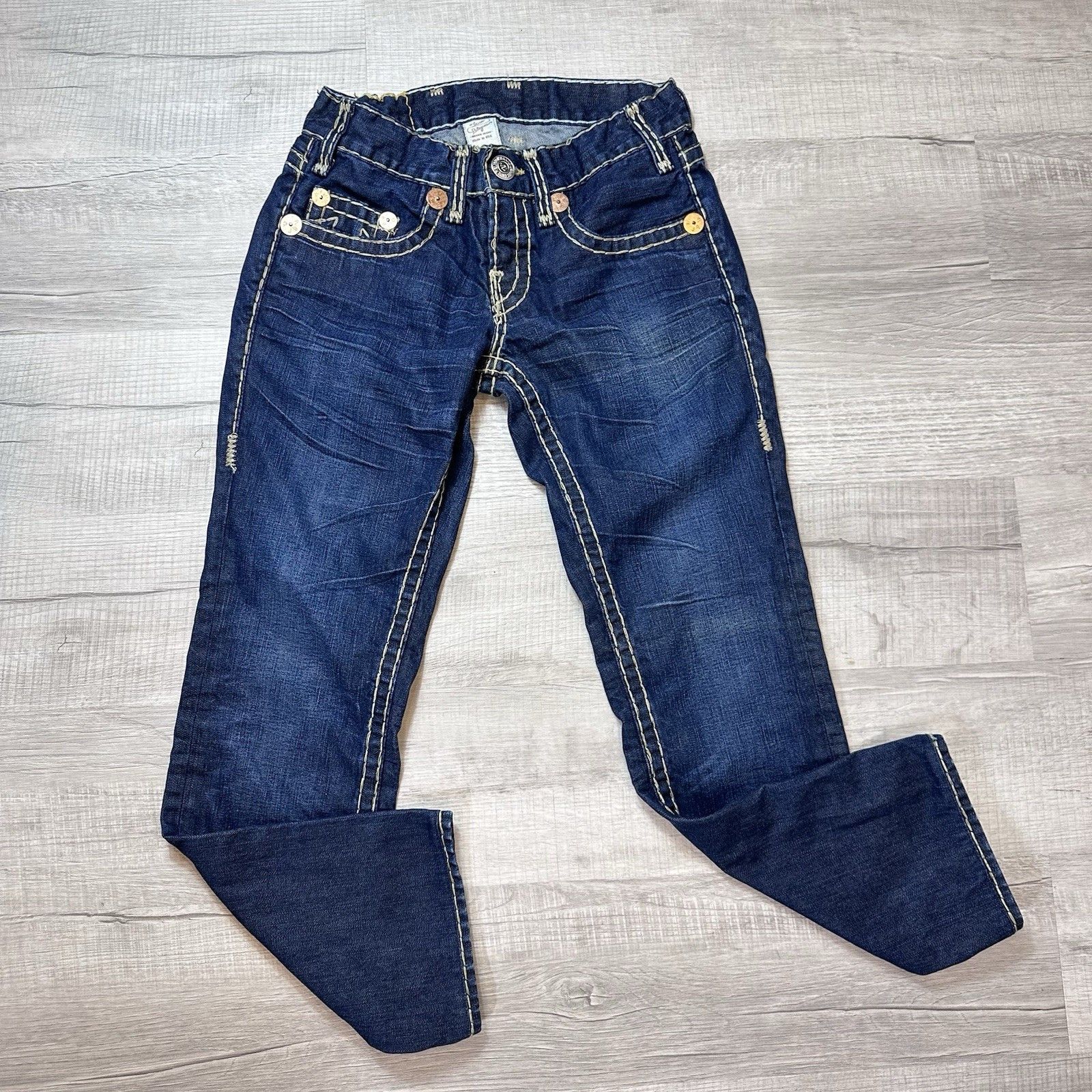 True Religion Women's Billy Super T Jeans Low Rise Y2K Sz 30