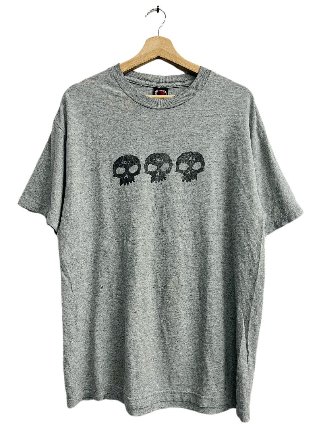 Hook-Ups Vintage Zero Skateboard Skull Tee Size US L / EU 52-54 / 3 - 1 Thumbnail