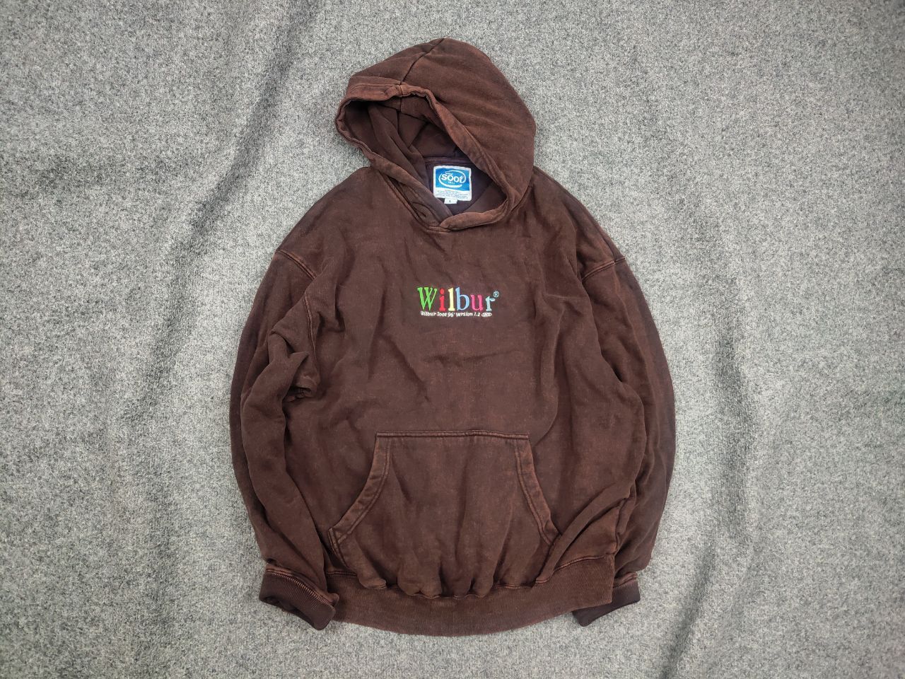 Vintage Wilbur Soot 96' Version 1.2 Embroidered Vintage Wash Hoodie Size US L / EU 52-54 / 3 - 1 Thumbnail