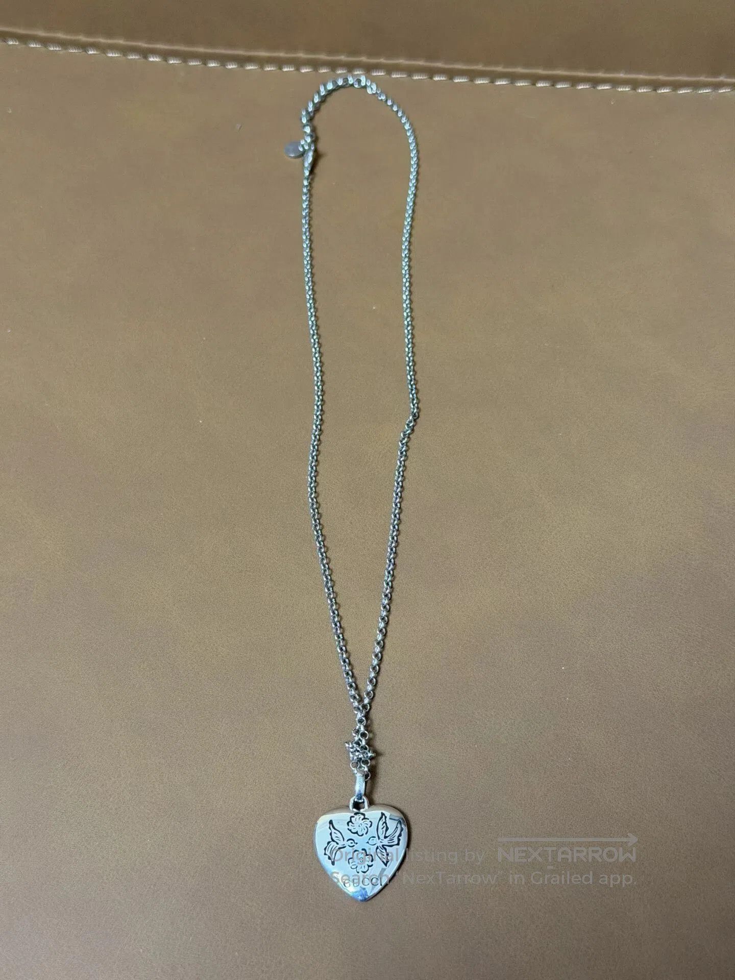 Gucci Guicci Love Fearless love heart necklace| Size ONE SIZE - 1 Thumbnail