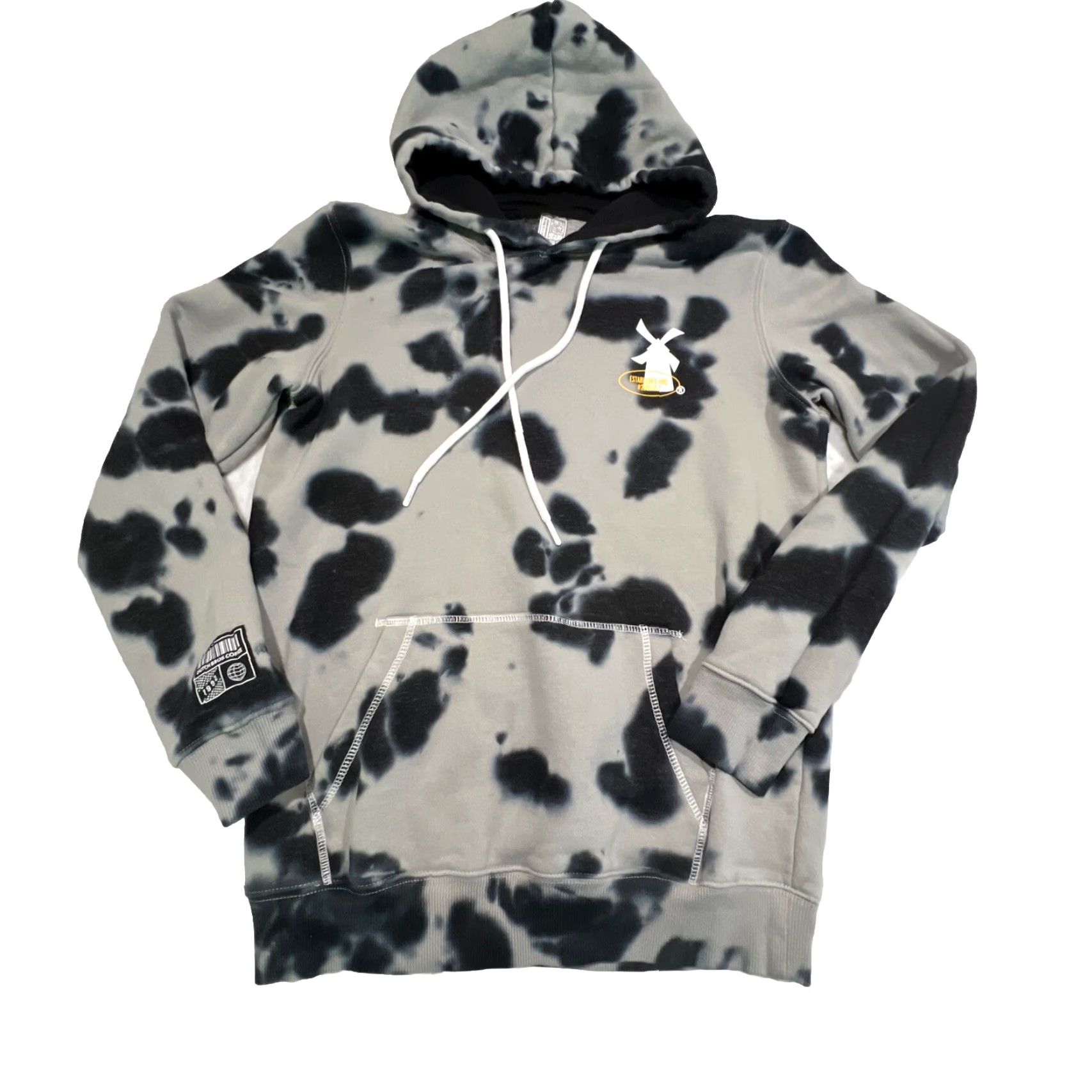 Logo 7 Dutch Bros Coffee Hoodie Mens Small Gray Tie Dye Graphic Logo Long Sleeve Size US S / EU 44-46 / 1 - 3 Thumbnail