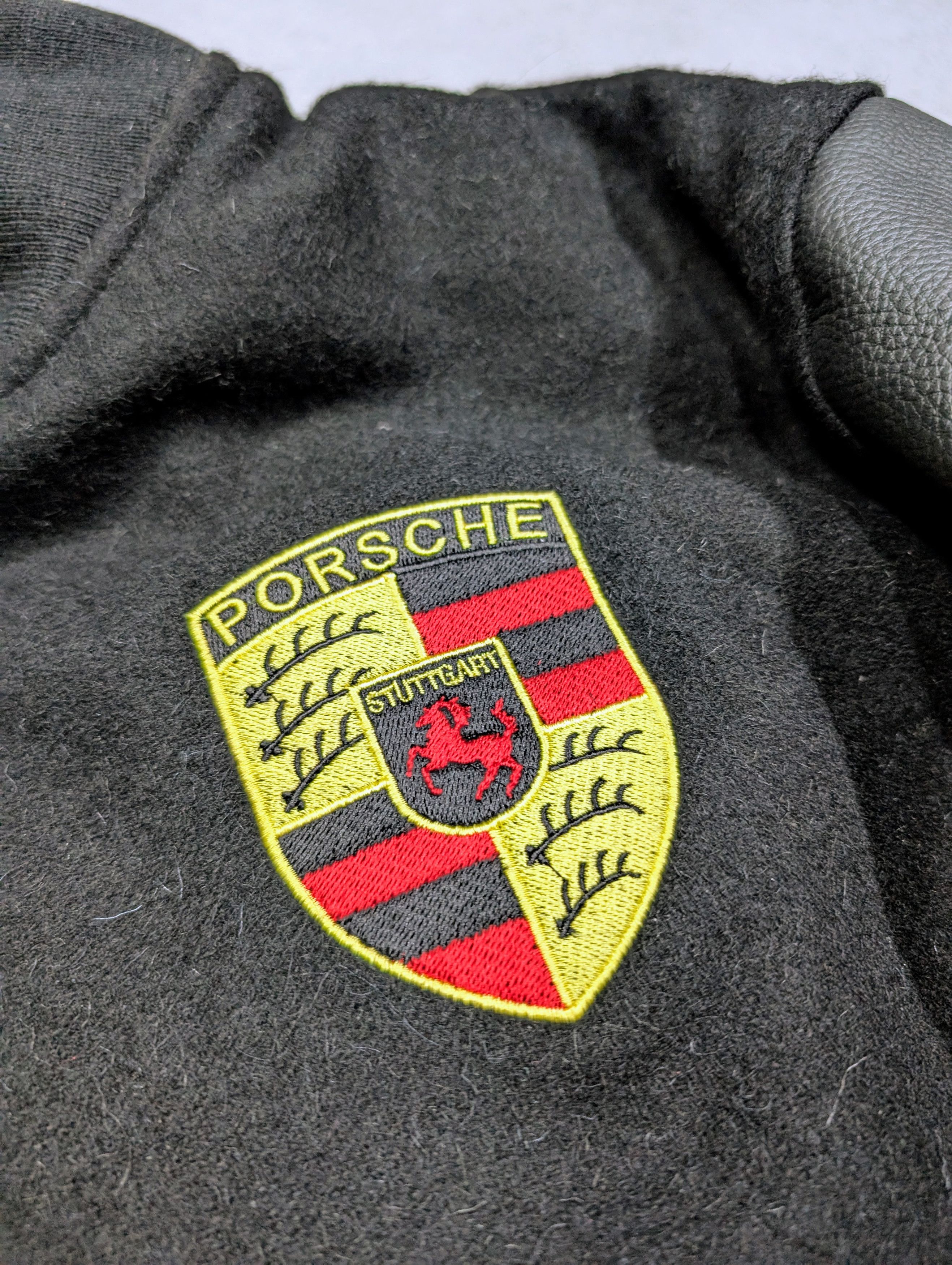 Vintage 🔥 PORSCHE 🔥 RARE VARSITY LEATHER JACKET Size US M / EU 48-50 / 2 - 4 Thumbnail