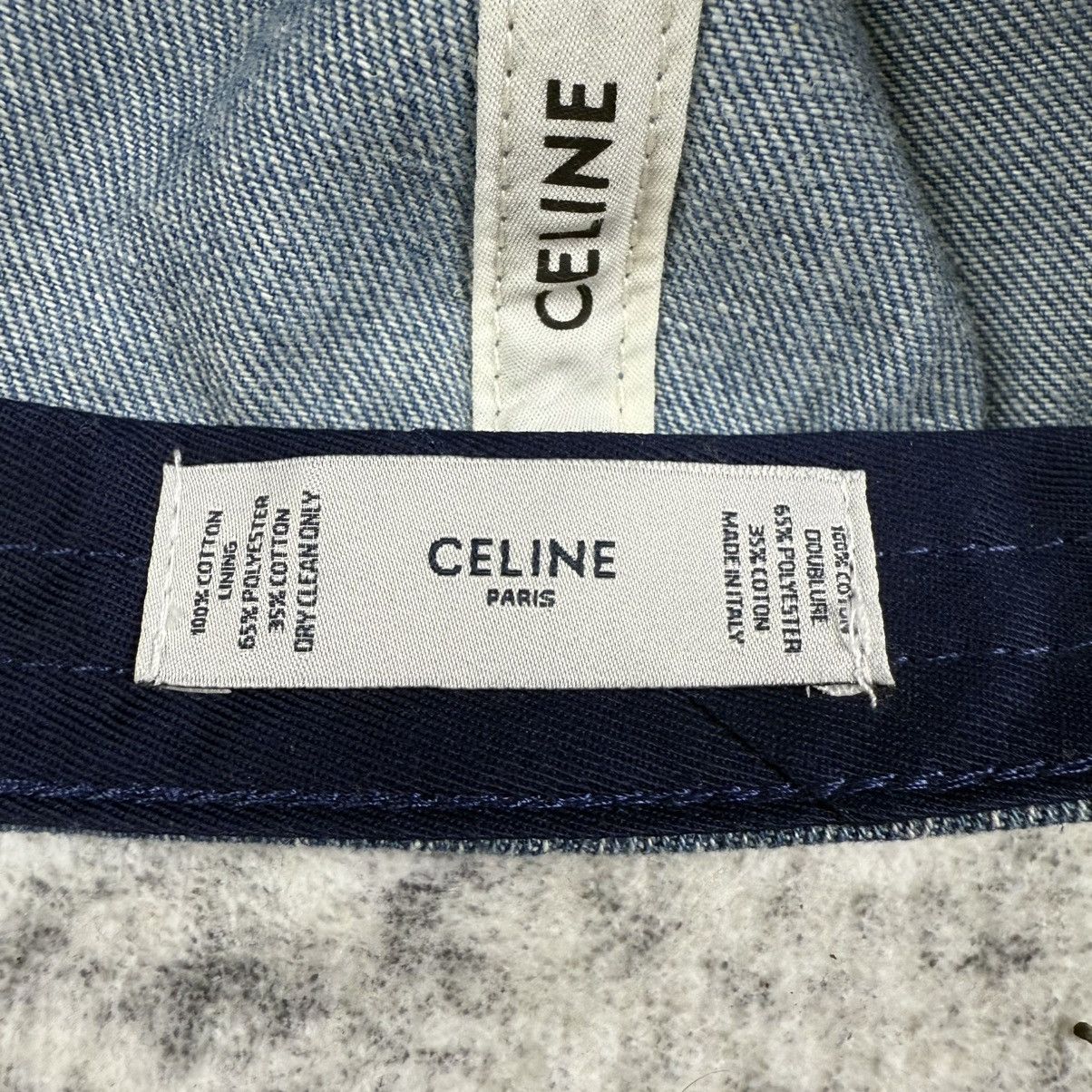Celine Celine C Logo ‘Blue’ Denim Baseball Cap Size ONE SIZE - 8 Thumbnail