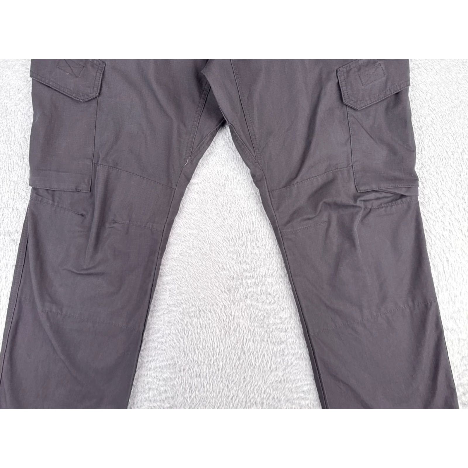 Vintage LAPG Pants Cargo Women 12 Gray Rip-Stop Straight Leg EMT LEO 34x29 Casual Workwear Size 34" / US 12 / IT 48 - 3 Thumbnail