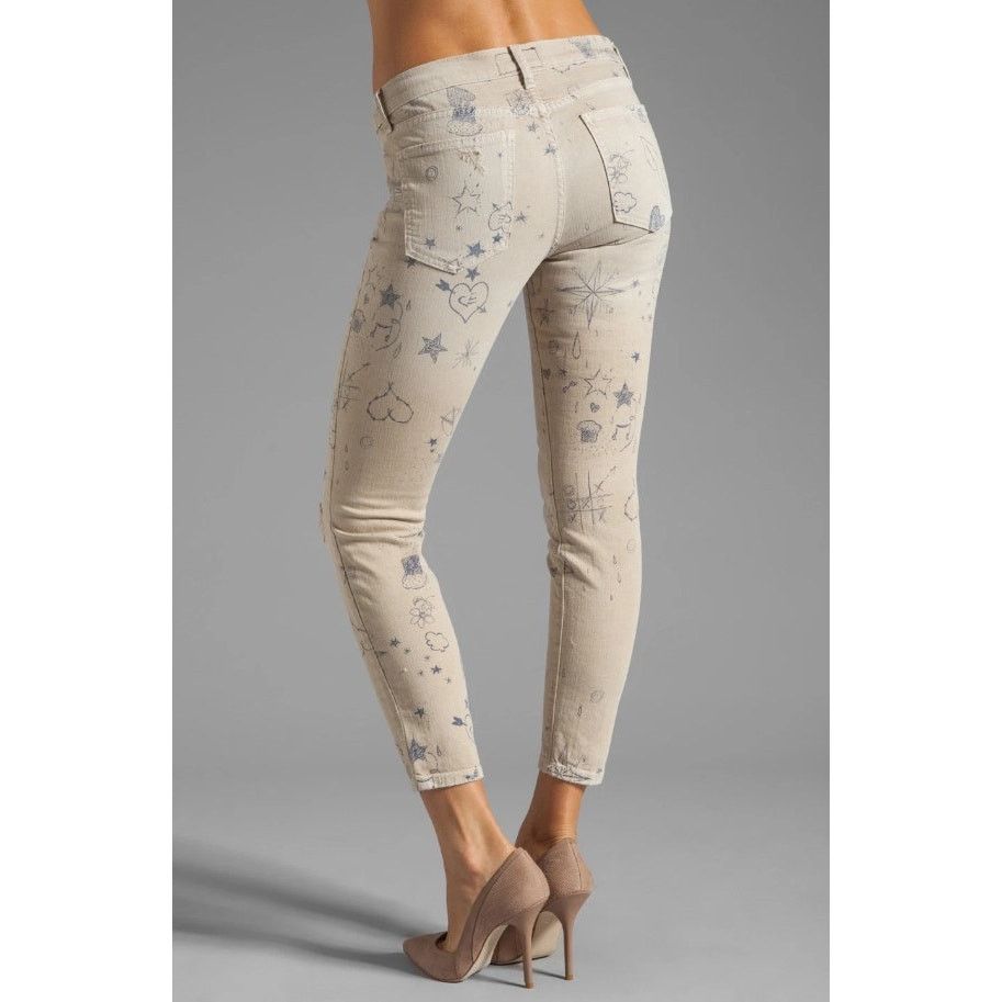 Current/Elliot Current/Elliott The Stiletto Safari Write On Destroy Jeans Size 28" / US 6 / IT 42 - 3 Thumbnail